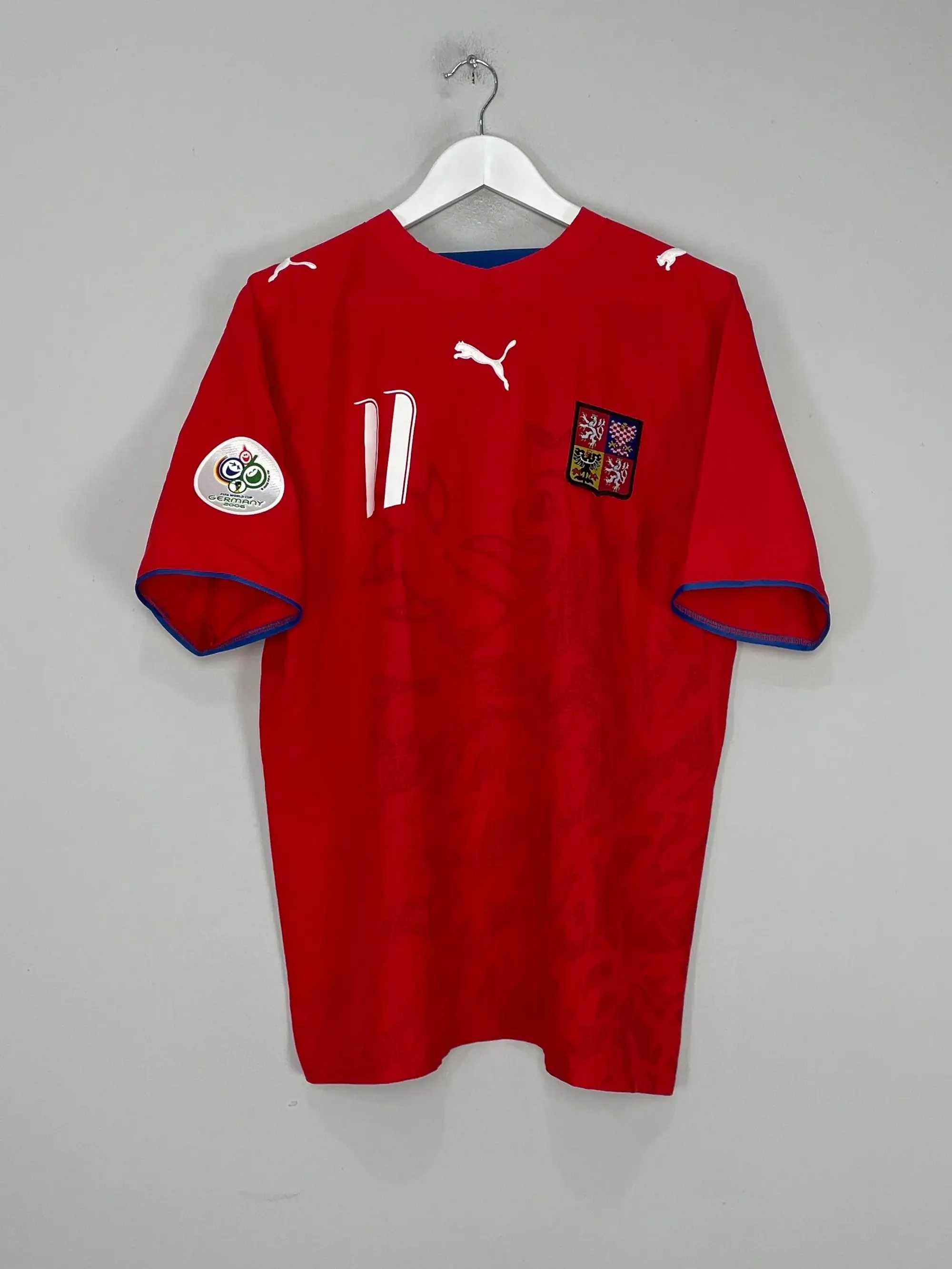 CULT KITS - 2006/07 CZECH REPUBLIC NEDVED #11 HOME SHIRT (L) PUMA