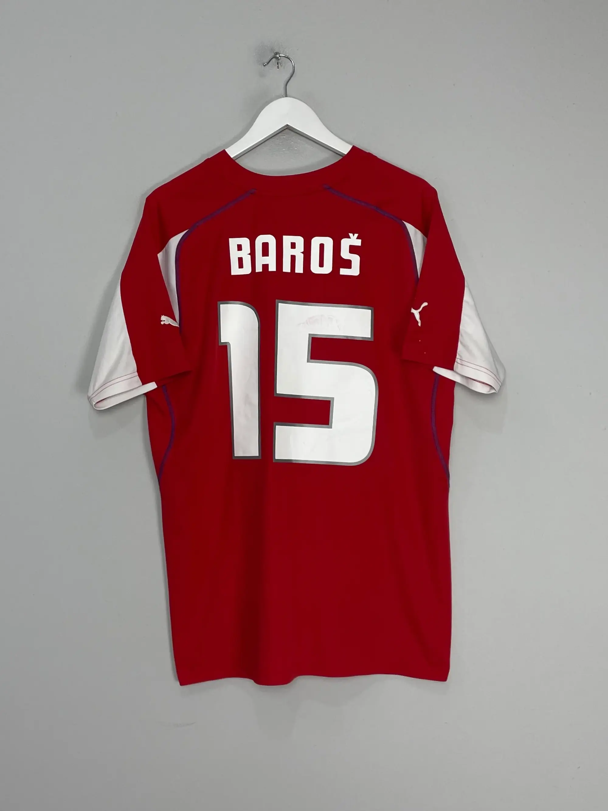 CULT KITS - 2003/04 CZECH REPUBLIC BAROS #15 HOME SHIRT (XL) PUMA