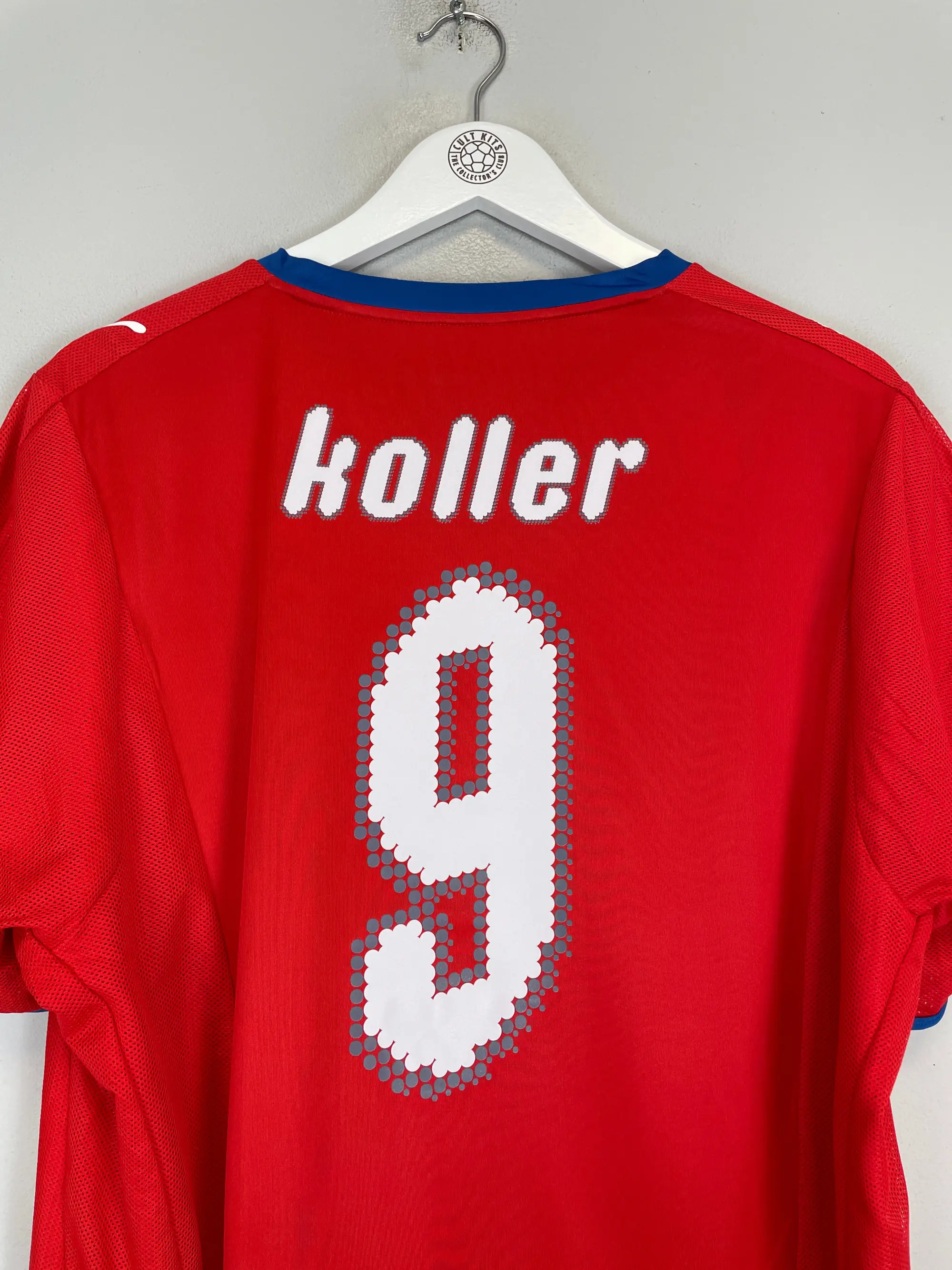 2008/09 CZECH REPUBLIC KOLLER #9 HOME SHIRT (XL) PUMA | Cult Kits
