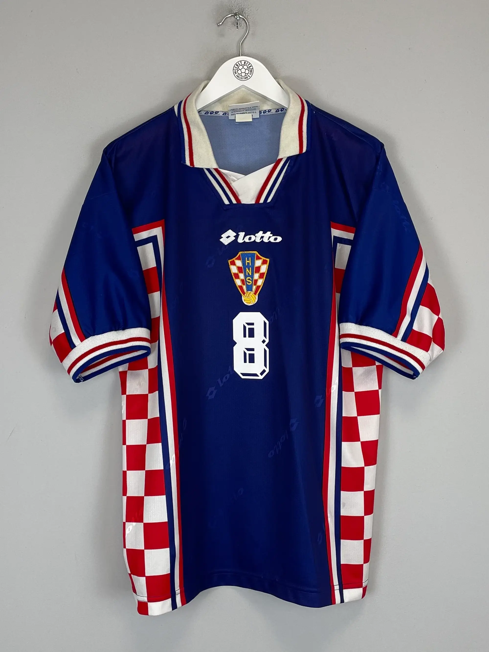 CULT KITS - 1998/00 CROATIA PROSINECKI #8 AWAY SHIRT (L) LOTTO