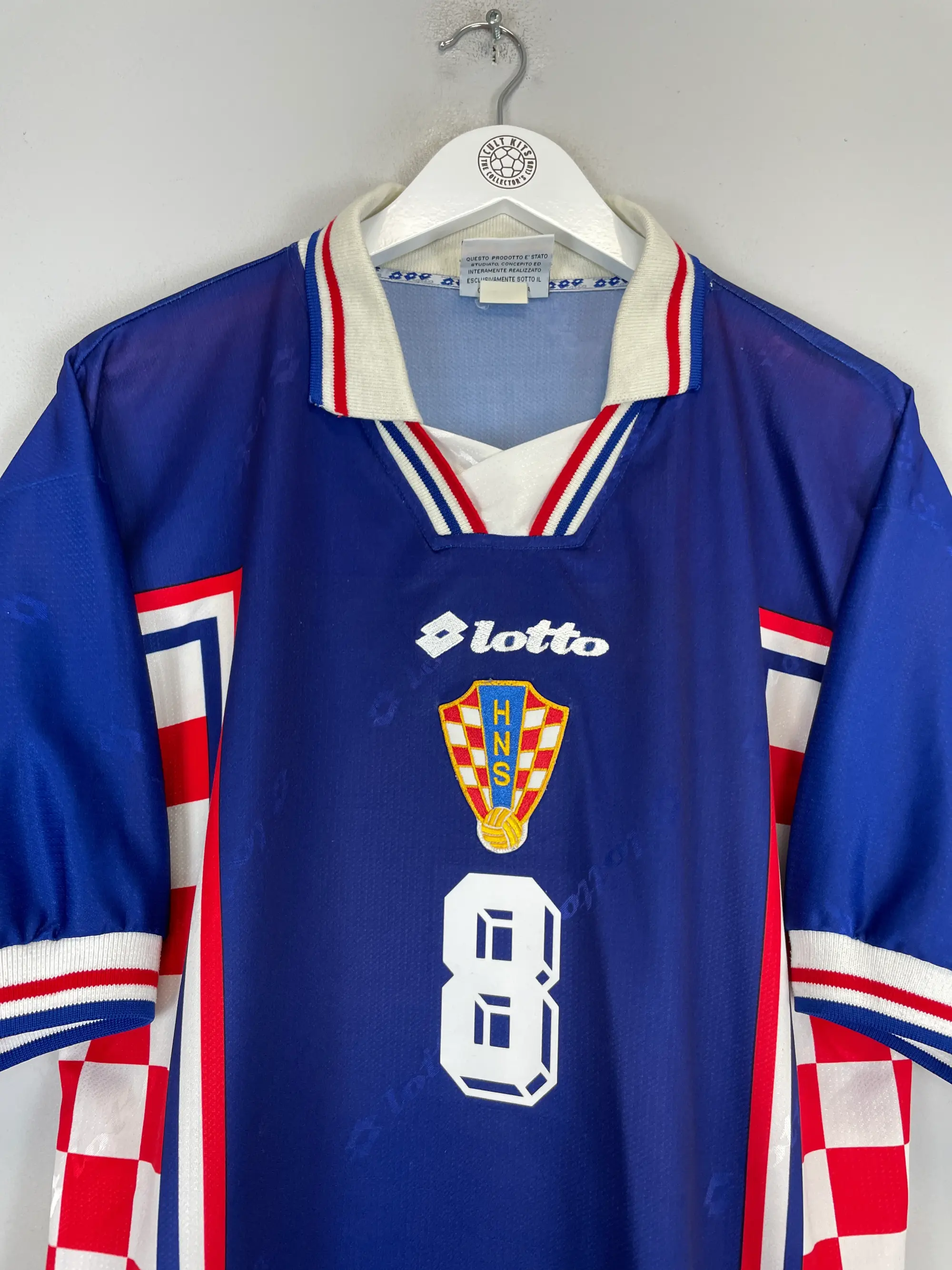 CULT KITS - 1998/00 CROATIA PROSINECKI #8 AWAY SHIRT (L) LOTTO