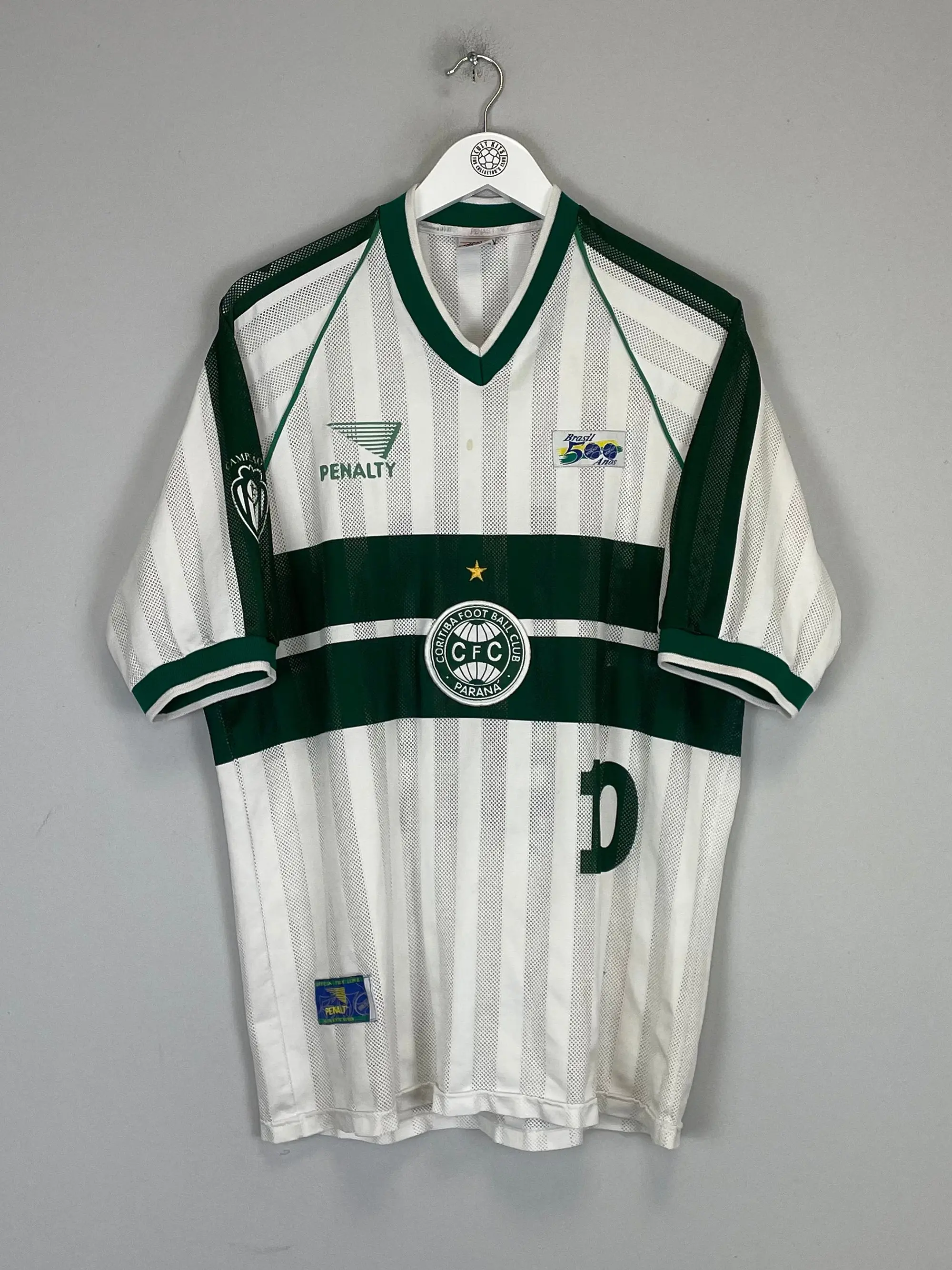 CULT KITS - 2000/01 CORITIBA #10 HOME SHIRT (XL) PENALTY