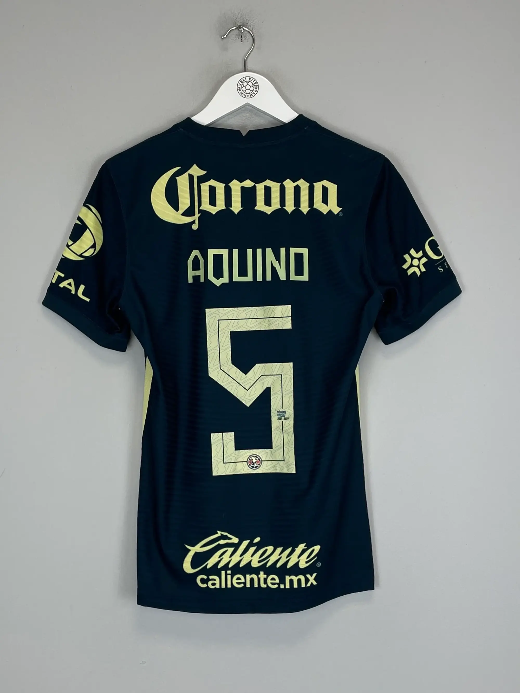 CULT KITS - 2021/22 CLUB AMERICA AQUINO #5 *AUTHENTIC* HOME SHIRT (S) NIKE