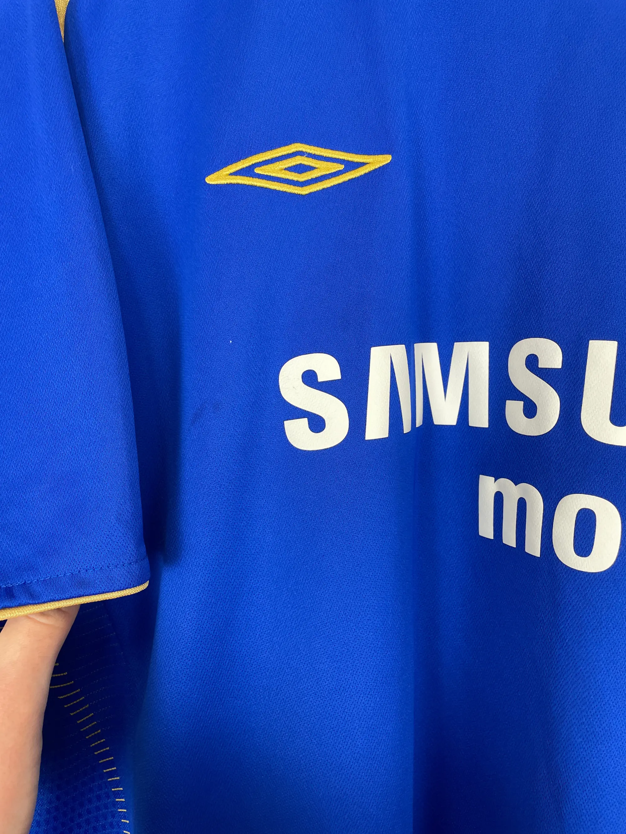 CULT KITS - 2005/06 CHELSEA DROGBA #15 *CENTENARY* HOME SHIRT (XXL) UMBRO