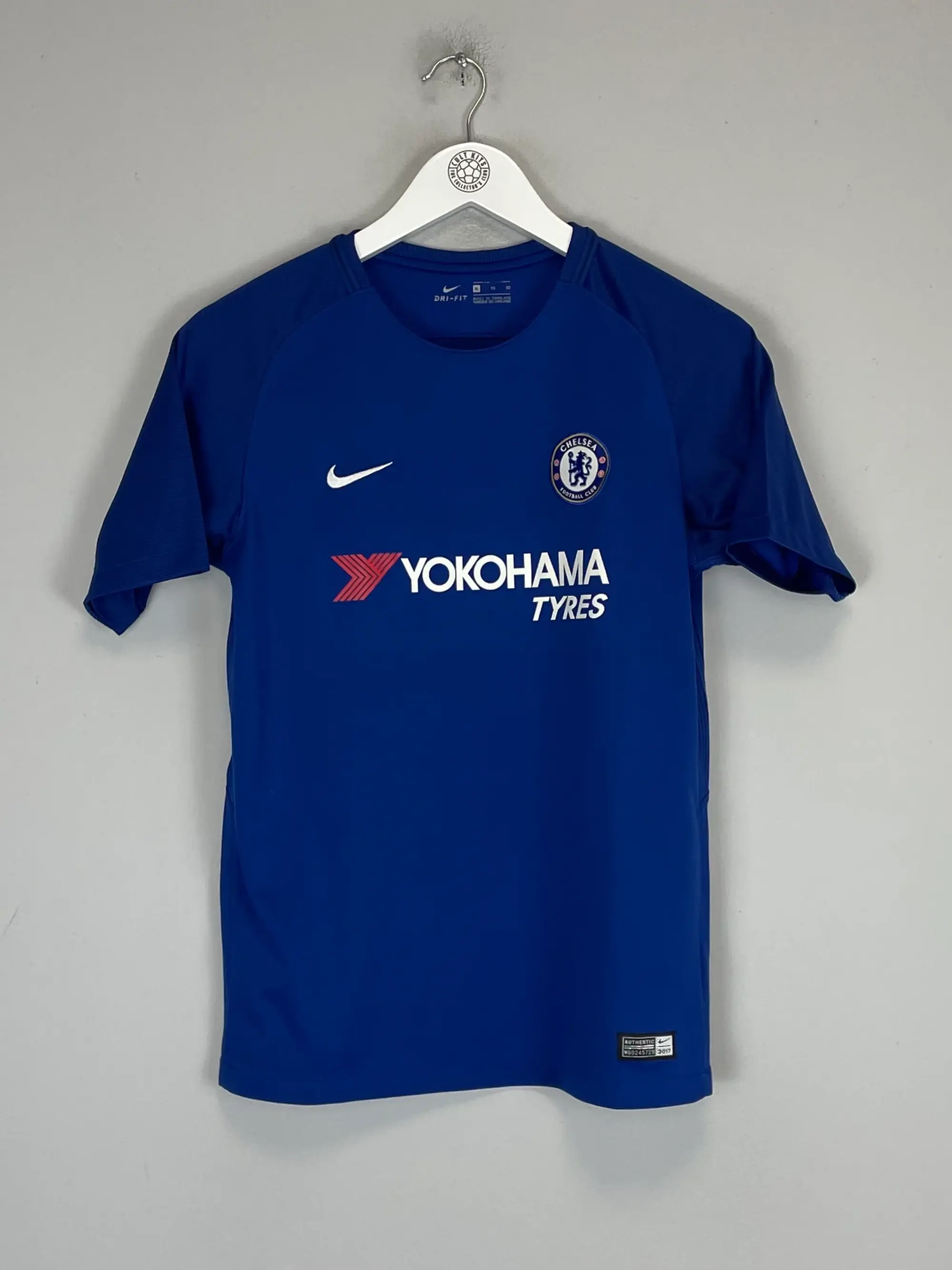 CULT KITS - 2017/18 CHELSEA HOME SHIRT (XL.KIDS) NIKE