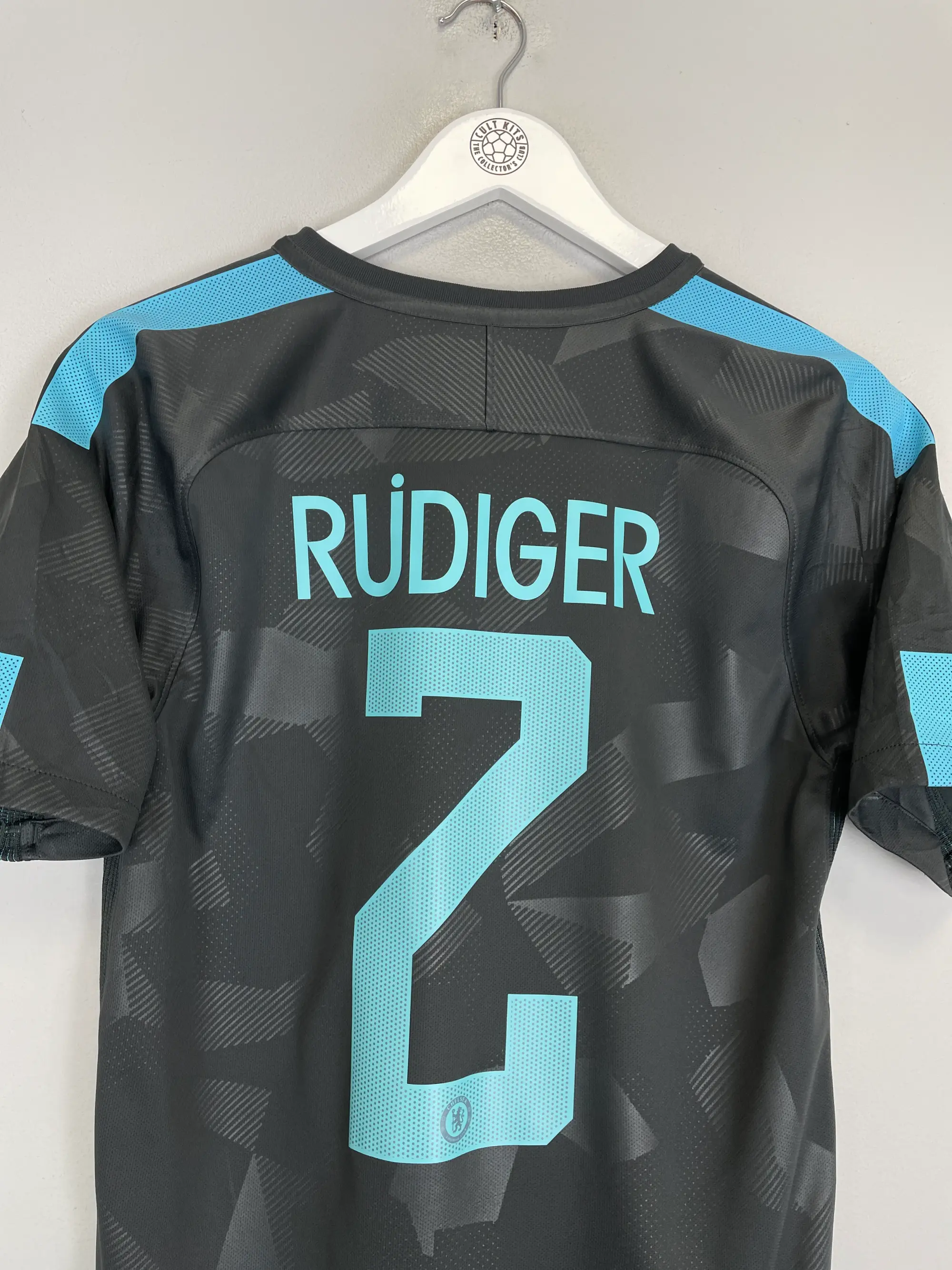 CULT KITS - 2017/18 CHELSEA RUDIGER #2 THIRD SHIRT (S) NIKE