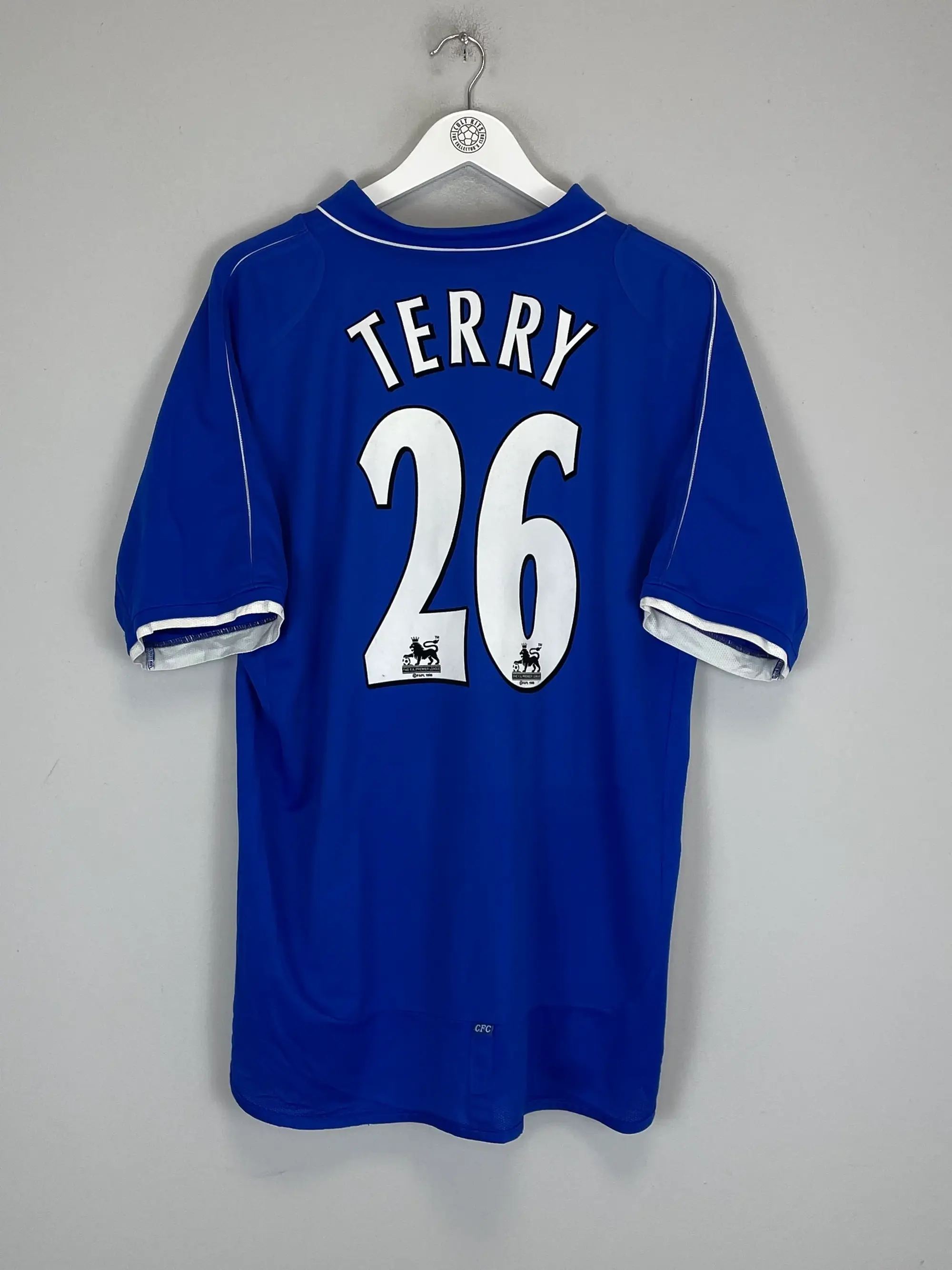 CULT KITS - 2001/03 CHELSEA TERRY #26 HOME SHIRT (XL) UMBRO