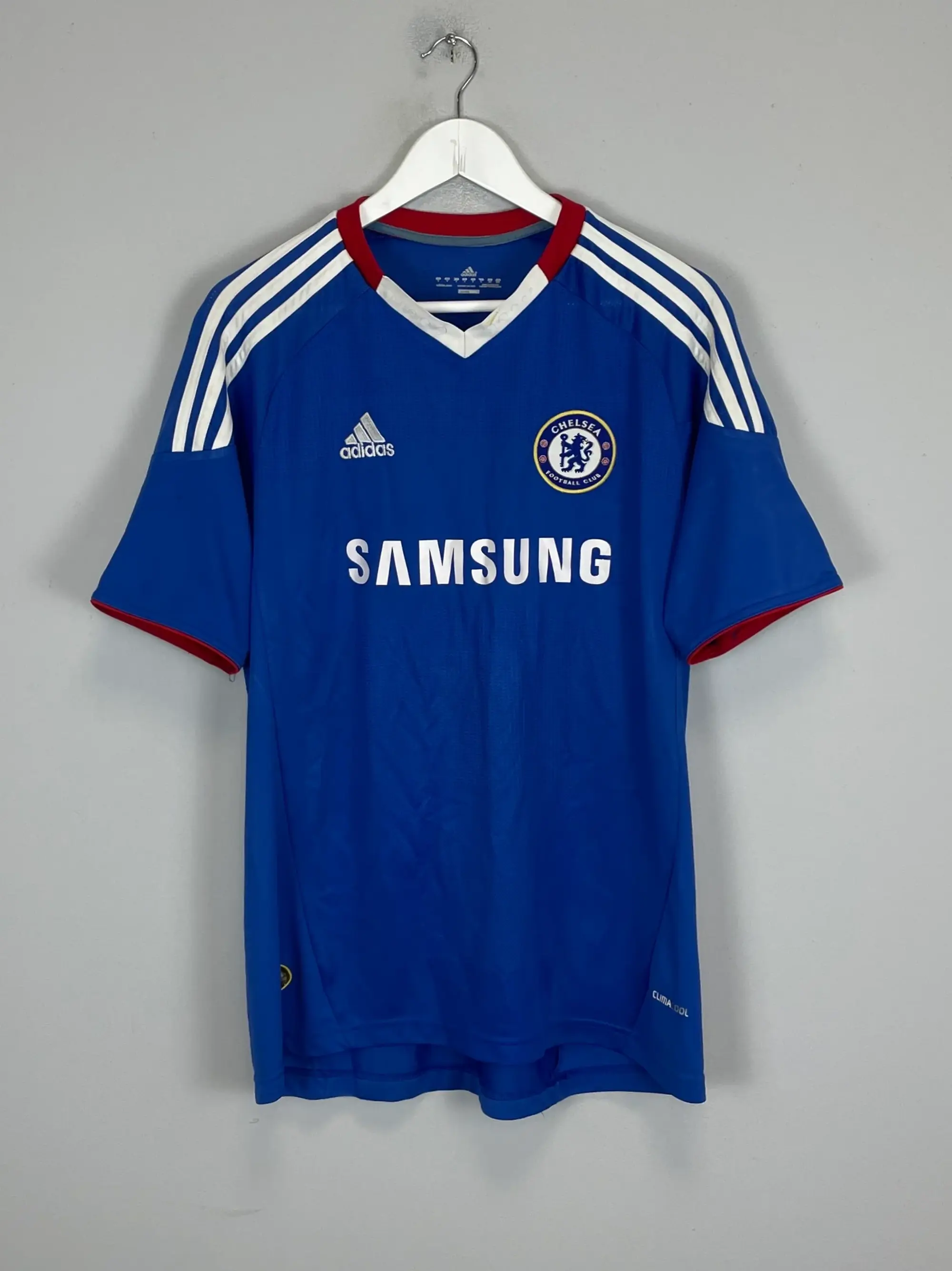 CULT KITS - 2010/11 CHELSEA DAVID LUIZ #4 HOME SHIRT (S) ADIDAS