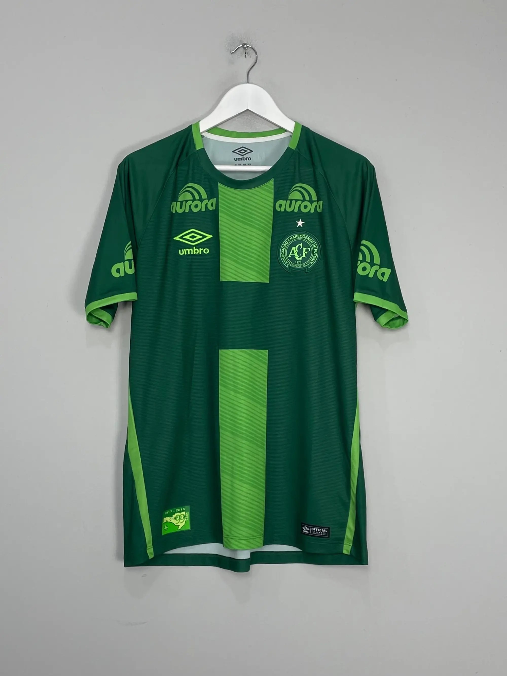 CULT KITS - 2016/17 CHAPECOENSE THIRD SHIRT (L) UMBRO
