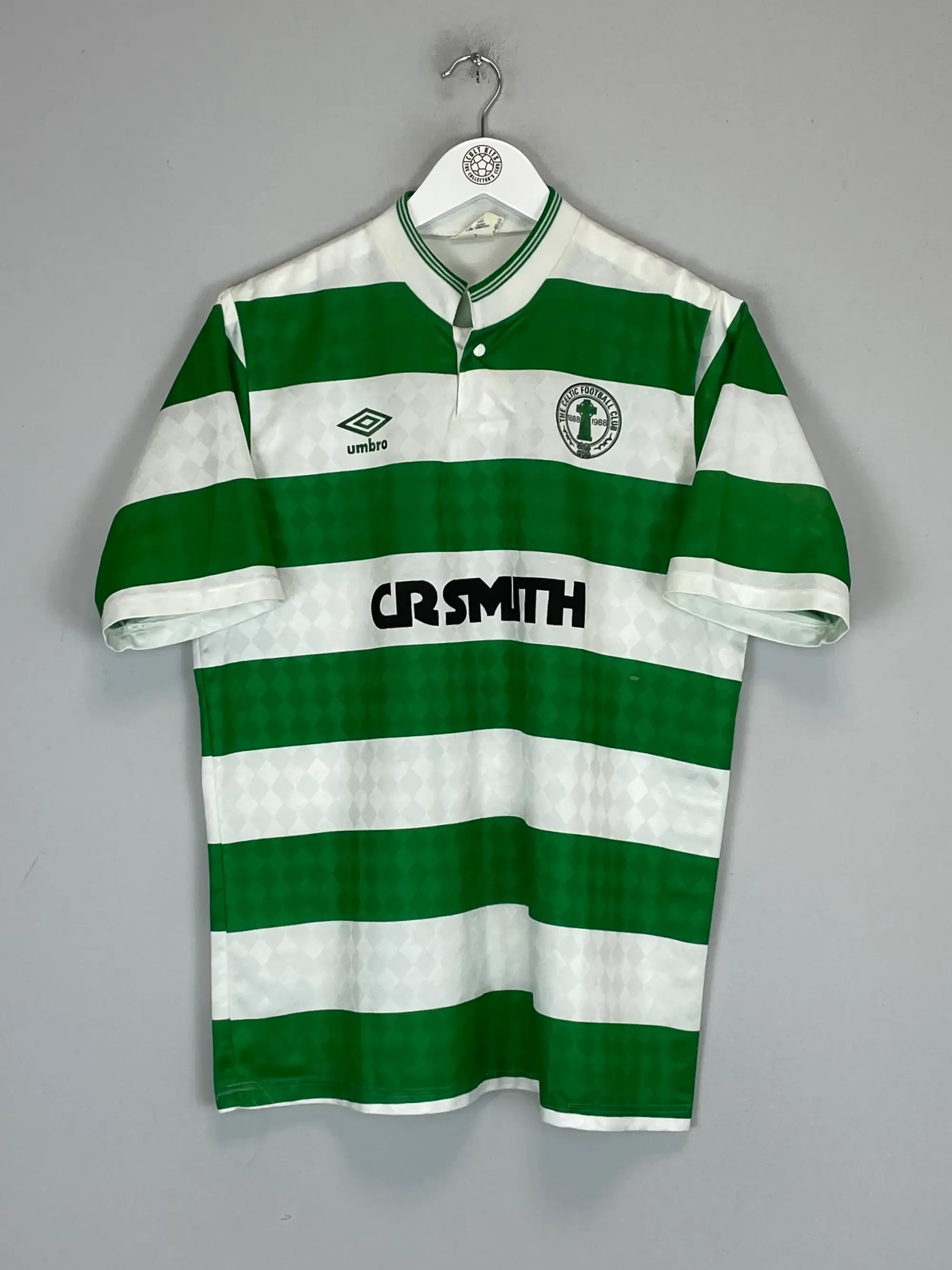 CULT KITS - 1987/89 CELTIC HOME SHIRT (M) UMBRO