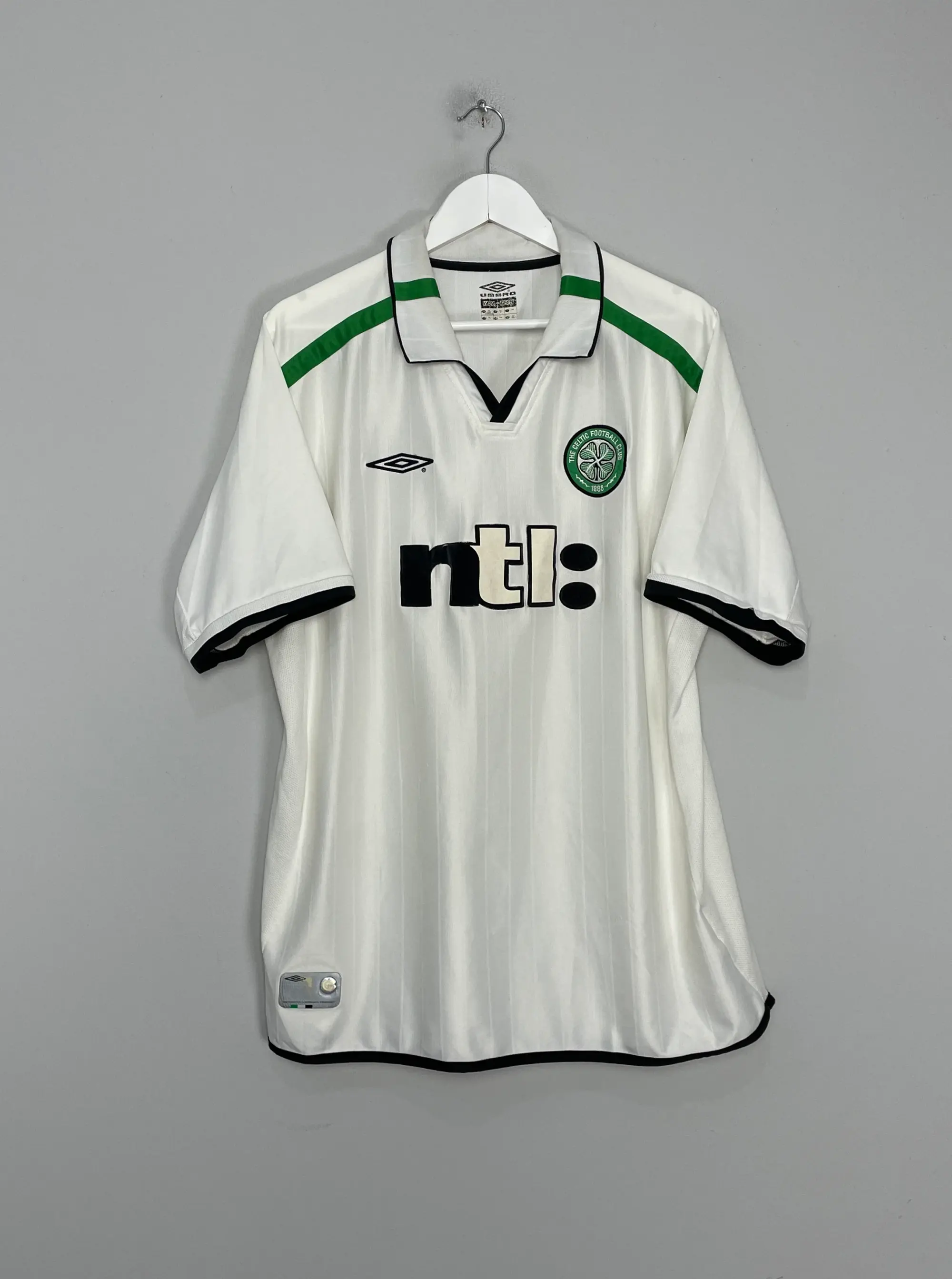 CULT KITS - 2001/02 CELTIC AWAY SHIRT (XXL) UMBRO