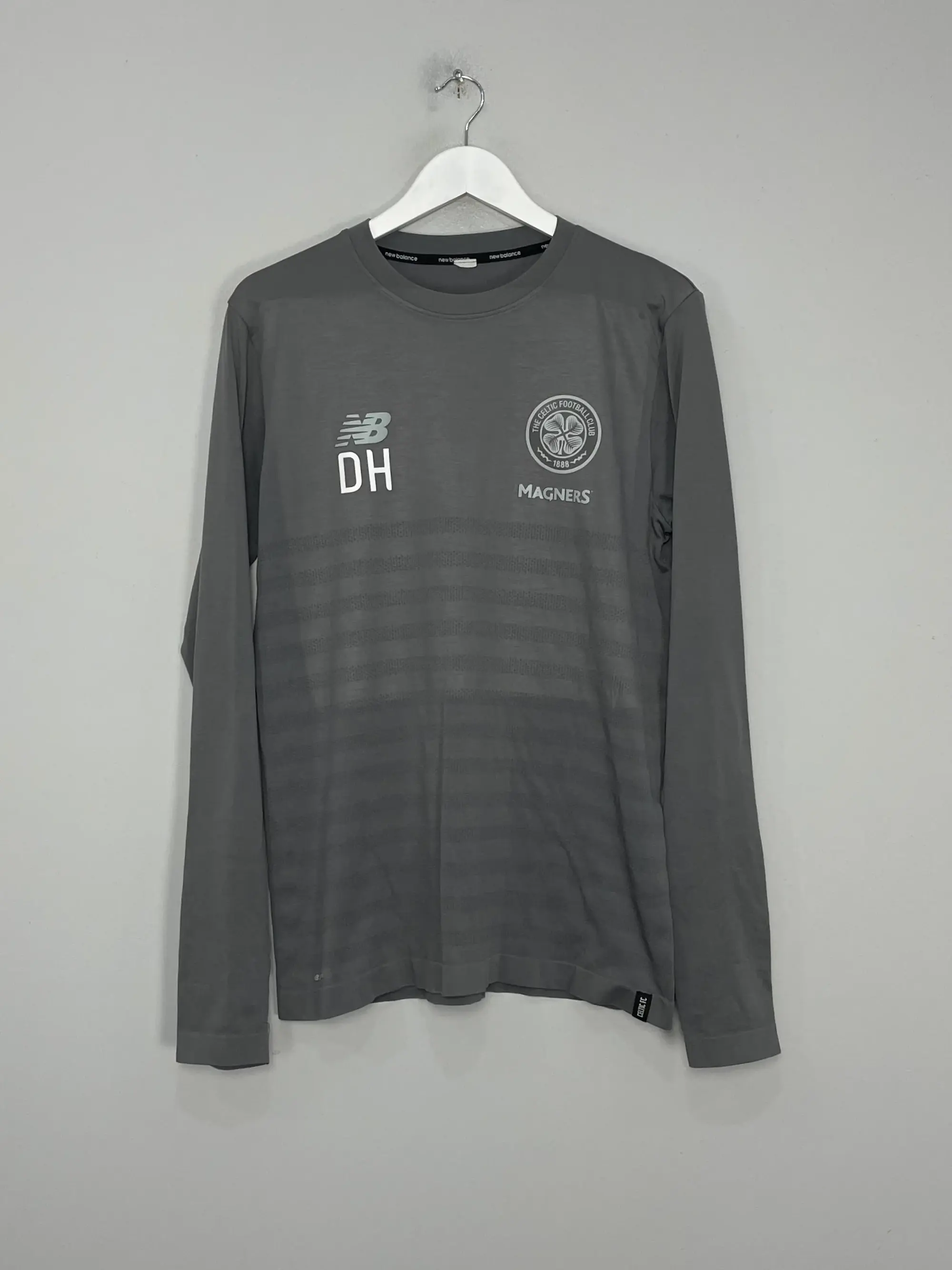 CULT KITS - 2018/19 CELTIC *STAFF ISSUE* TRAINING SHIRT (L) NEW BALANCE