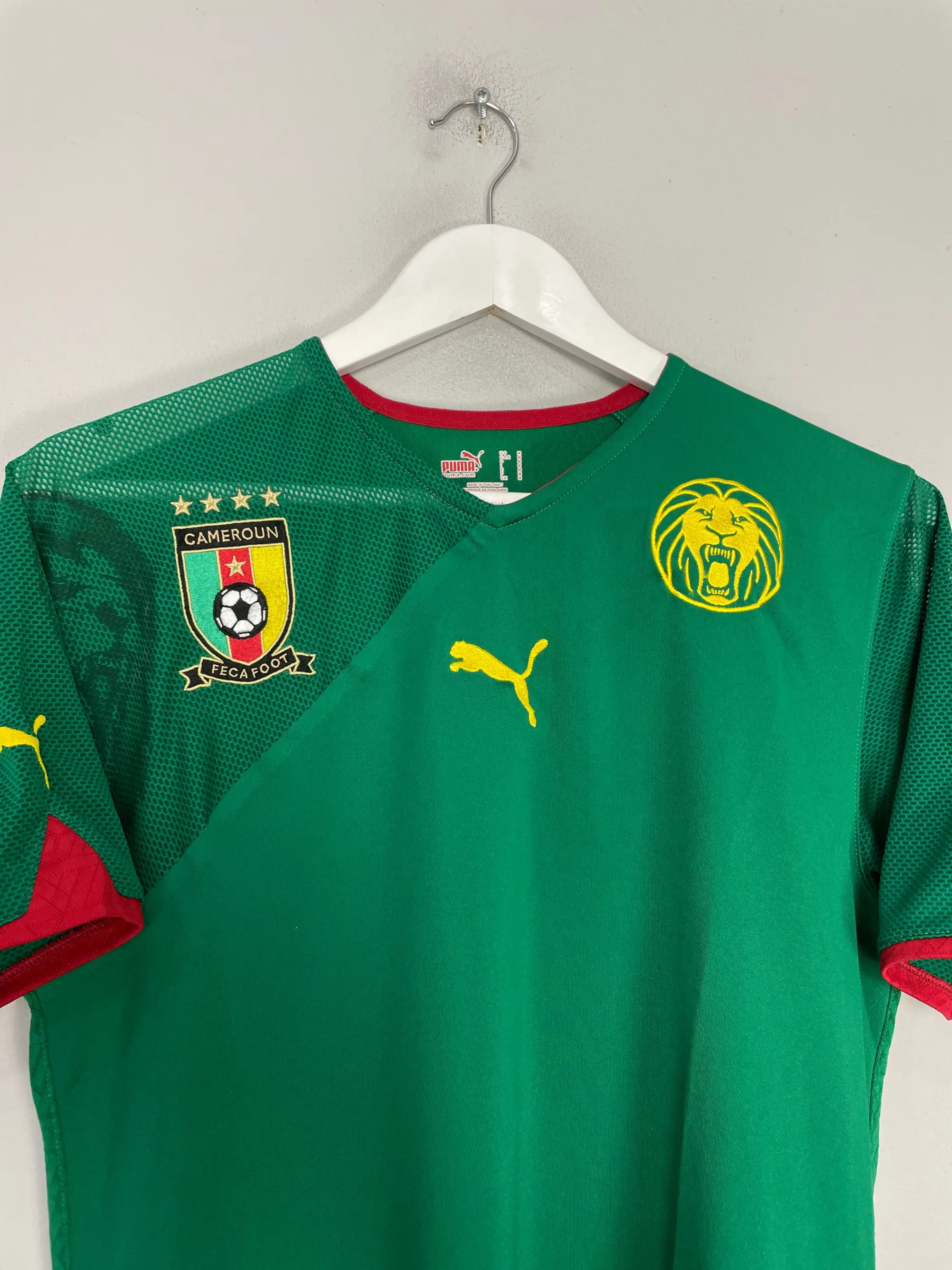 CULT KITS - 2010/11 CAMEROON SONG #6 HOME SHIRT (M) PUMA