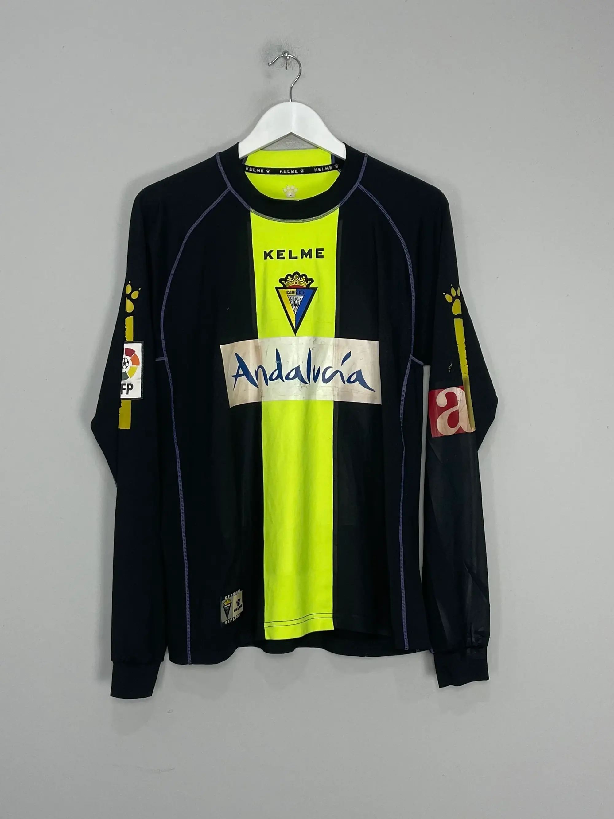 CULT KITS - 2007/08 CADIZ FC R.NAVAS #13 L/S GK SHIRT (L) KELME