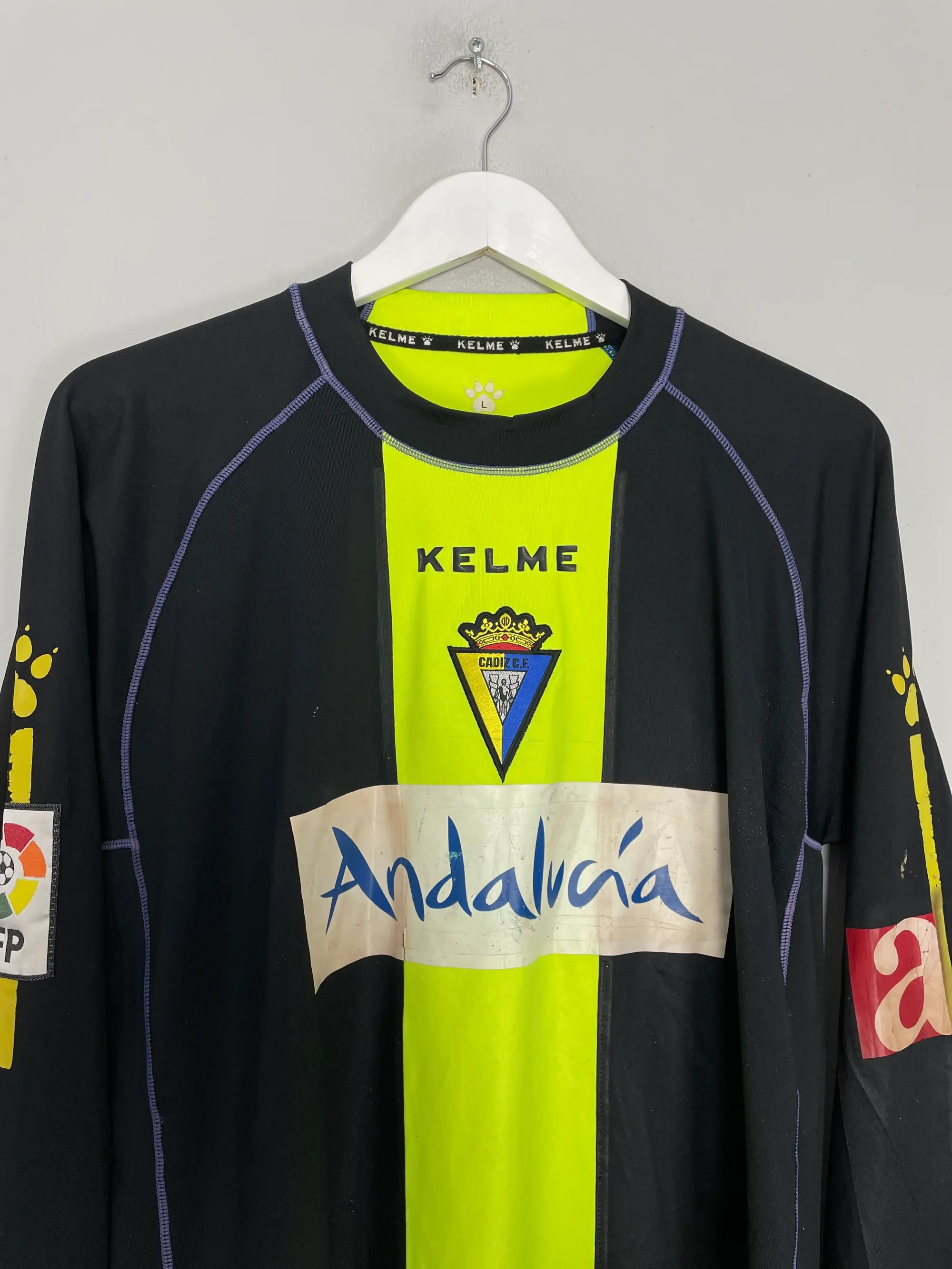 CULT KITS - 2007/08 CADIZ FC R.NAVAS #13 L/S GK SHIRT (L) KELME