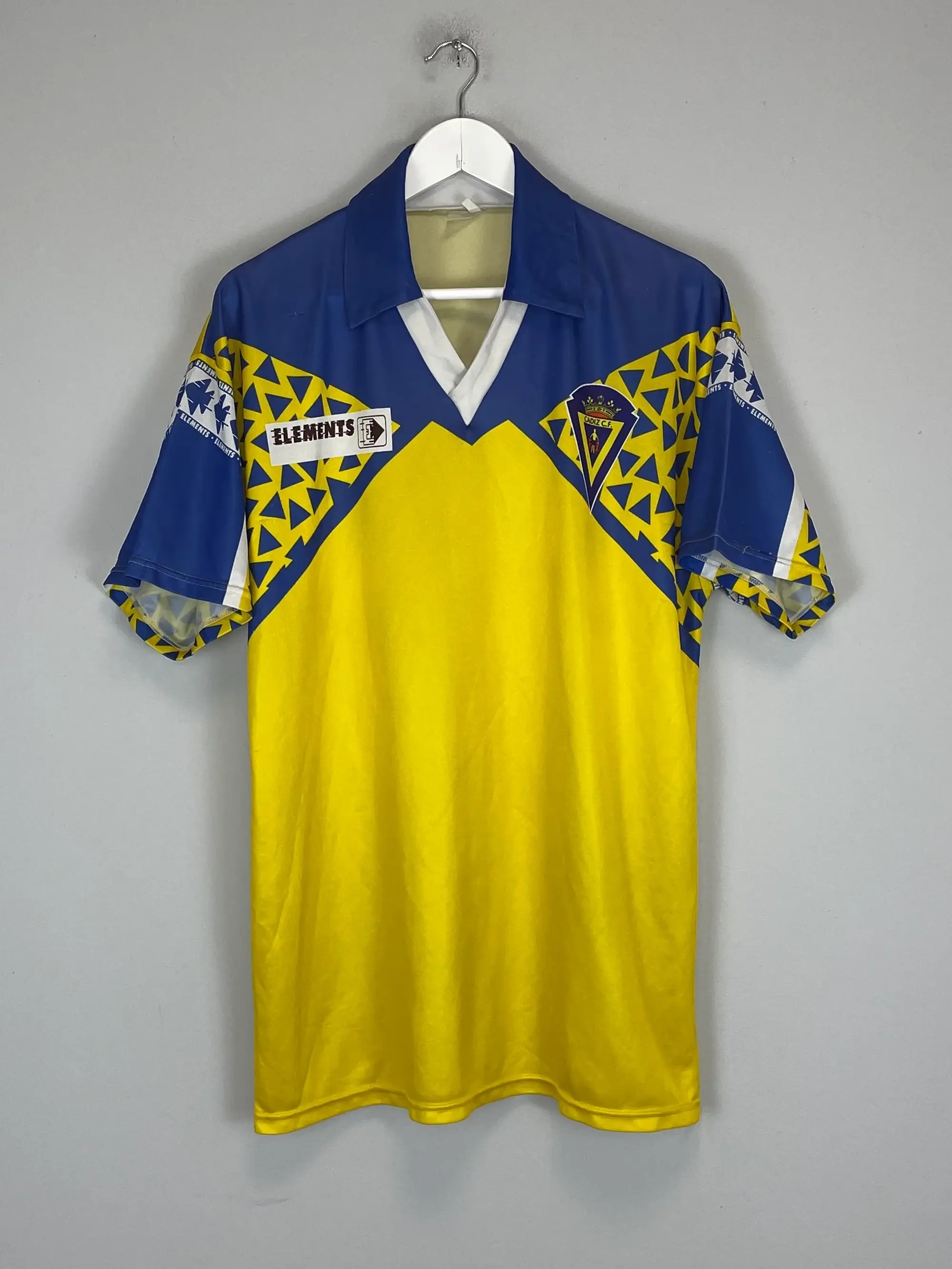 CULT KITS - 1992/93 CADIZ FC HOME SHIRT (XL) ELEMENTS