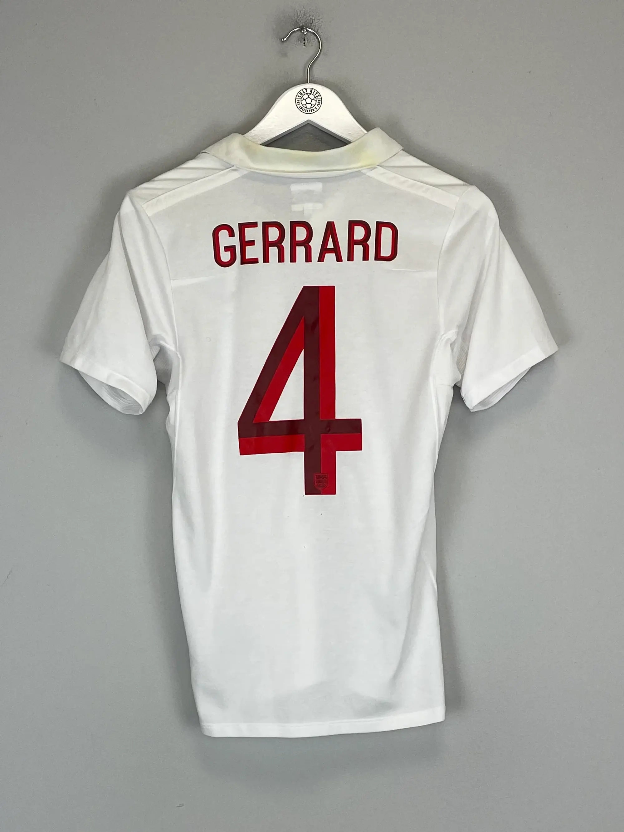2010/11 ENGLAND GERRARD #4 HOME SHIRT (S) UMBRO | Cult Kits