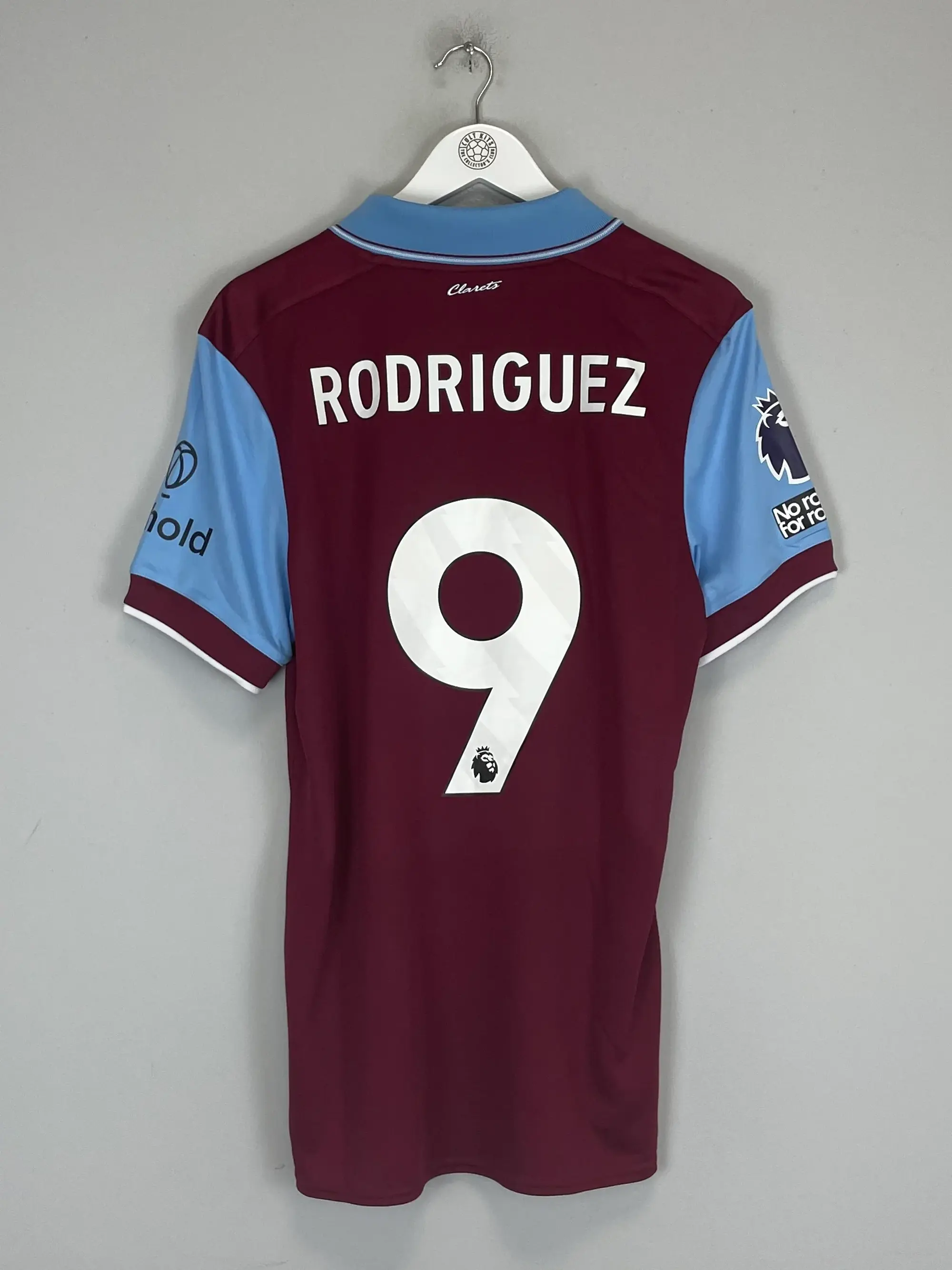 CULT KITS | 2023/24 BURNLEY RODRIGUEZ #19 *MATCH WORN* SHIRT UMBRO