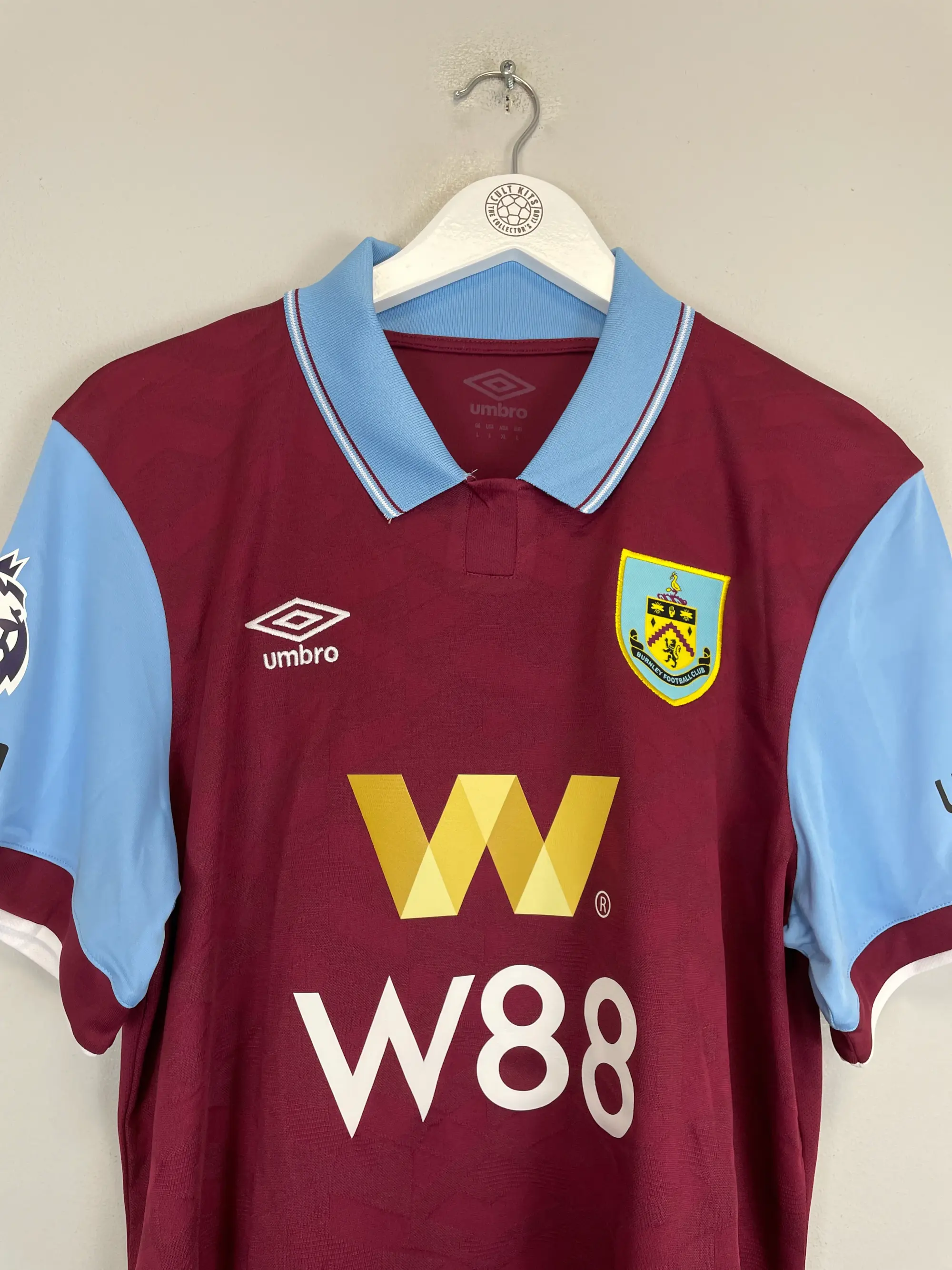 CULT KITS | 2023/24 BURNLEY RODRIGUEZ #19 *MATCH WORN* SHIRT UMBRO