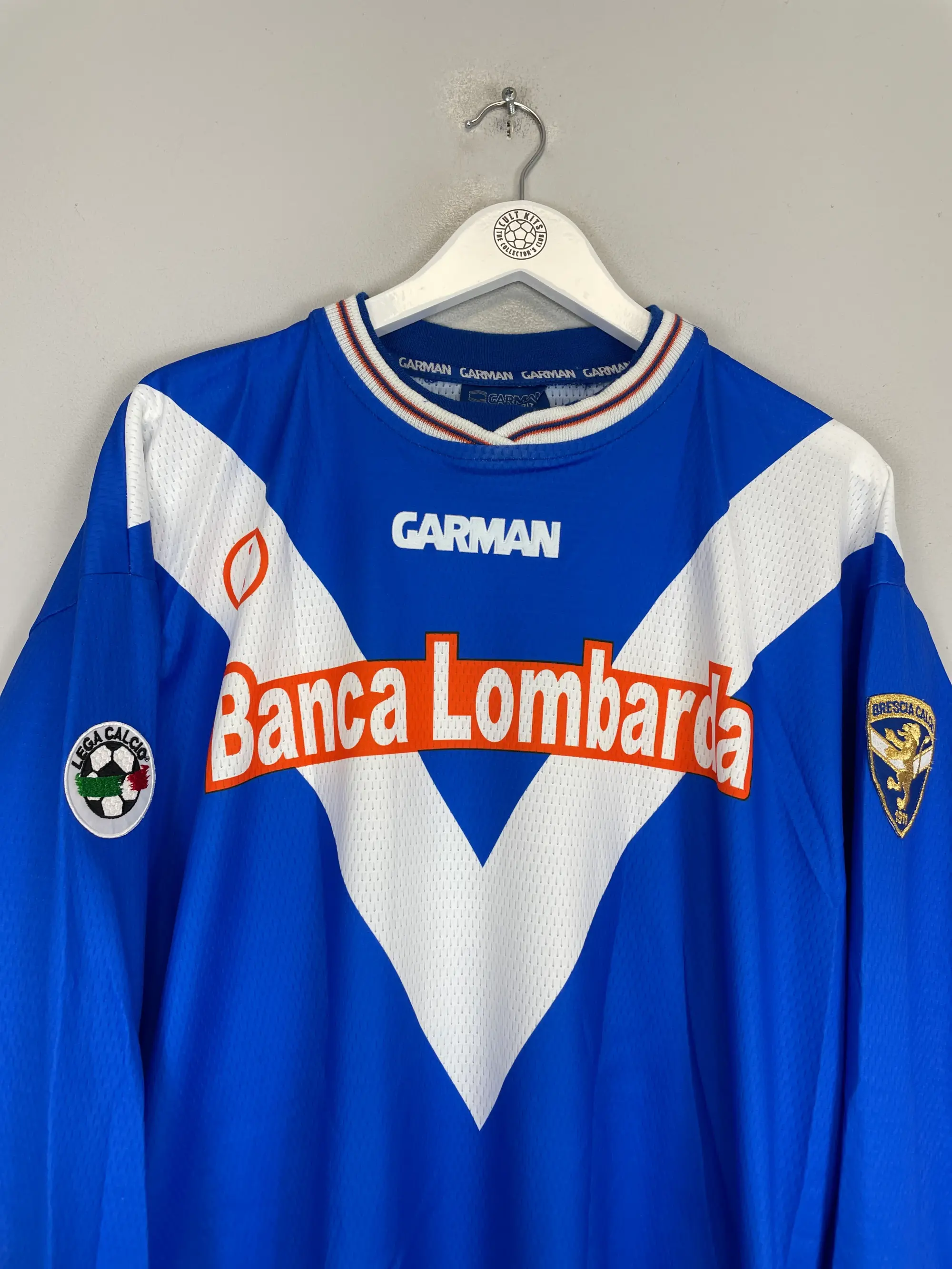 CULT KITS - 2001/02 BRESCIA BAGGIO #10 L/S HOME SHIRT (XL) GARMAN