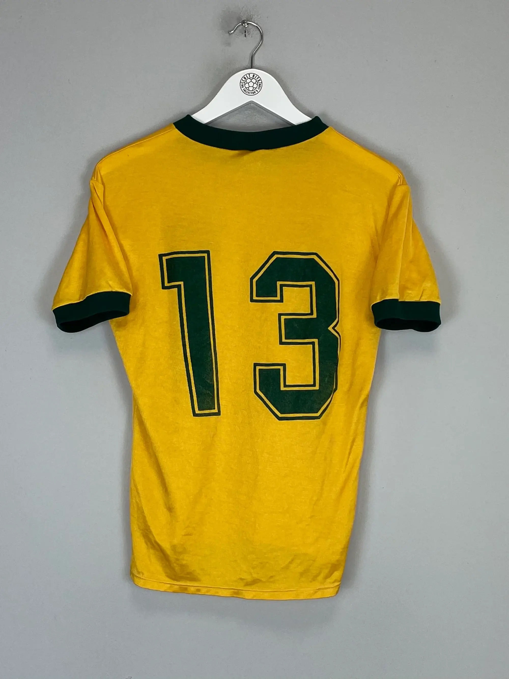 CULT KITS - 1982/85 BRAZIL #13 HOME SHIRT (S) TOPPER