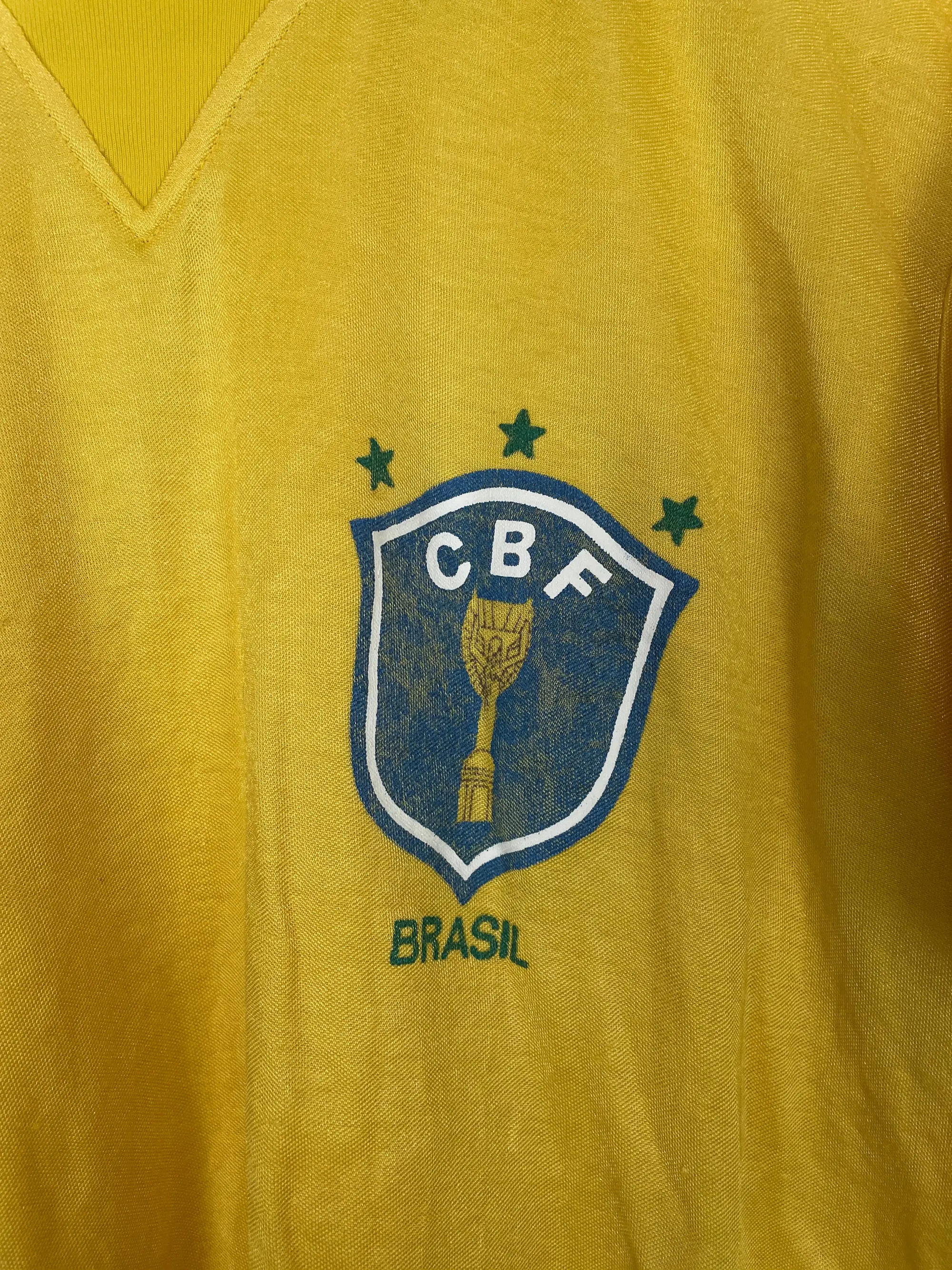 CULT KITS - 1985/88 BRAZIL HOME SHIRT (L) TOPPER