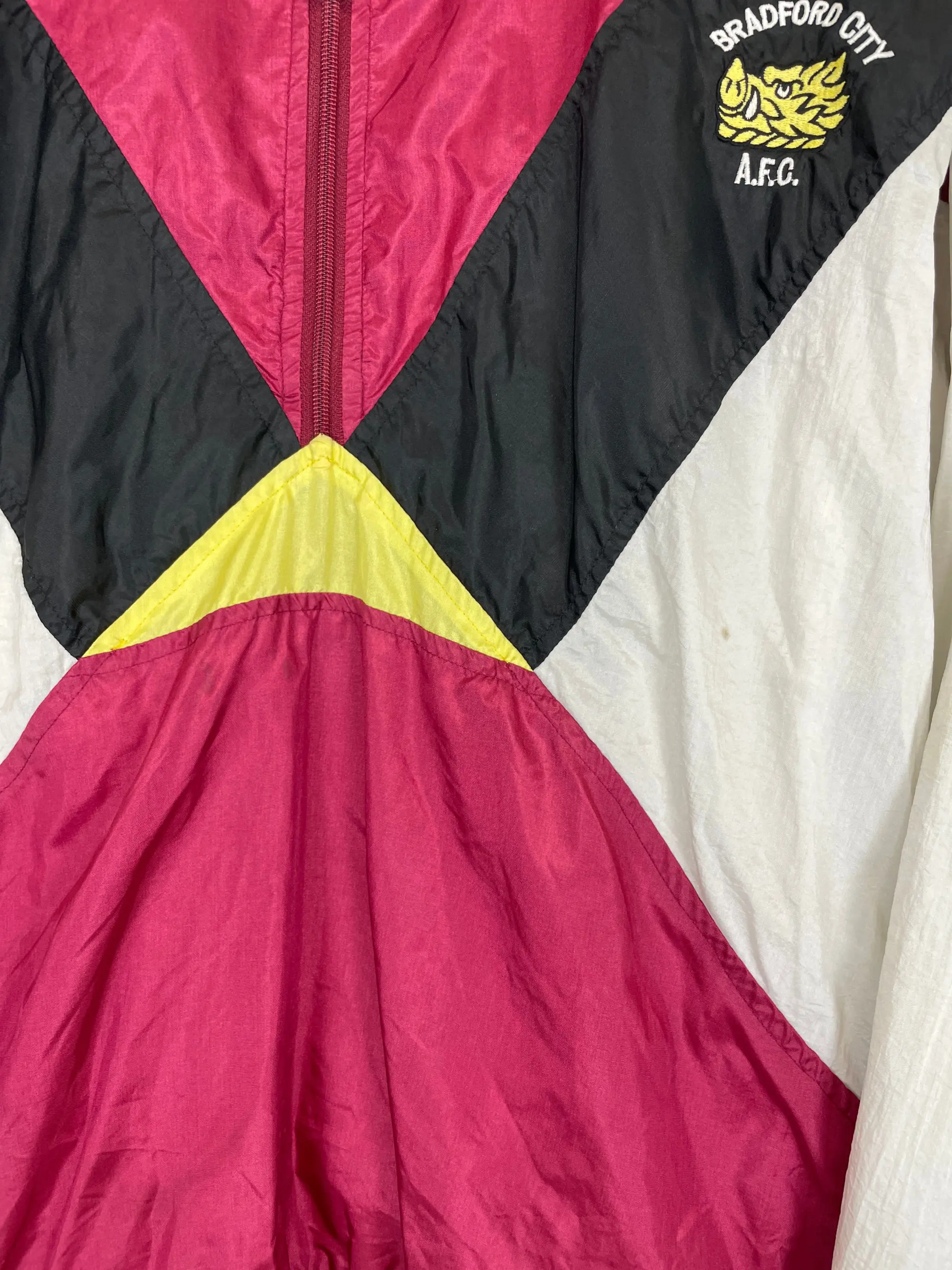 CULT KITS - 1988/91 BRADFORD CITY TRACK JACKET (L) BUKTA