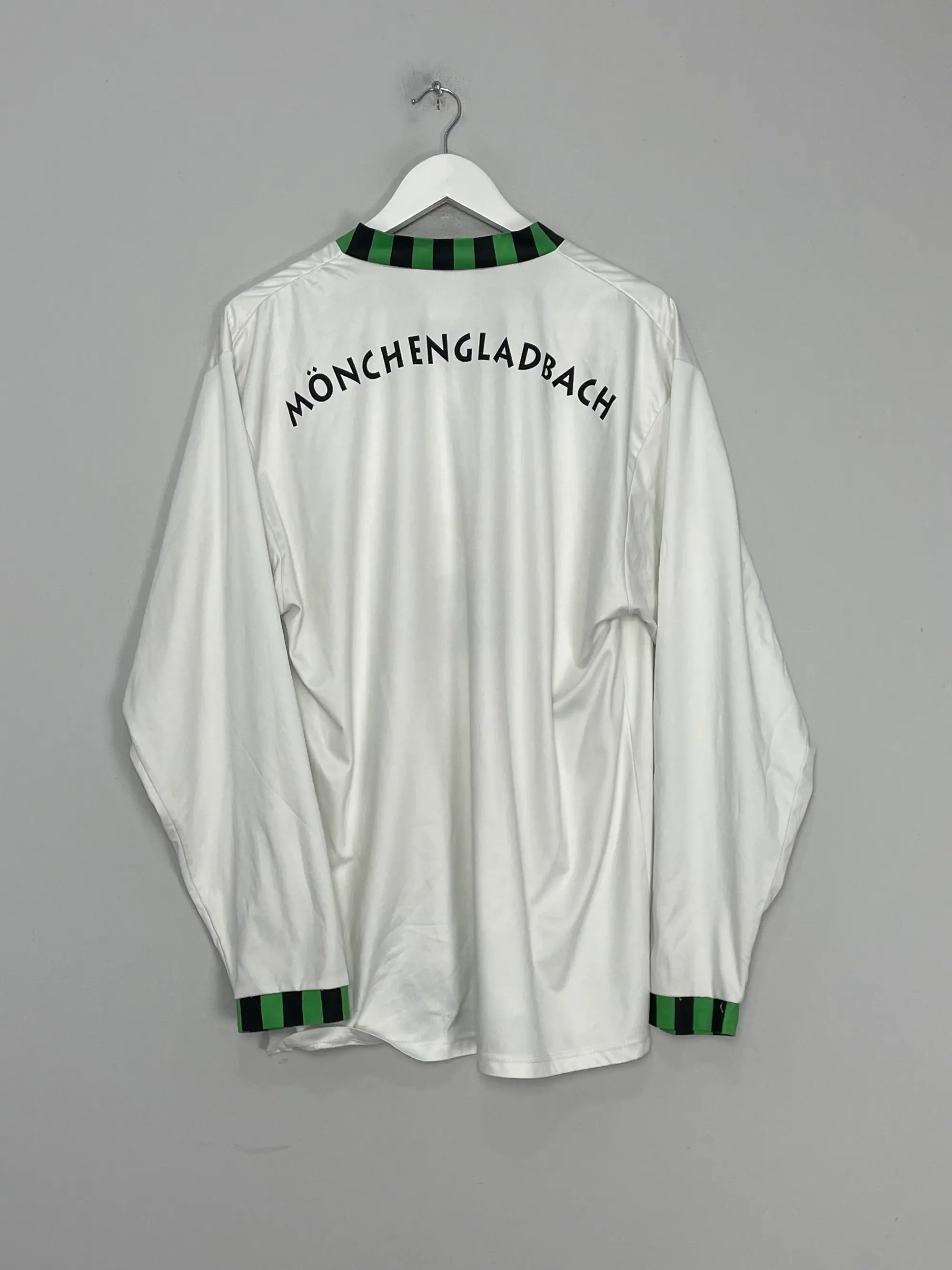 CULT KITS - 1992/94 MONCHENGLADBACH L/S HOME SHIRT (XL) ASICS