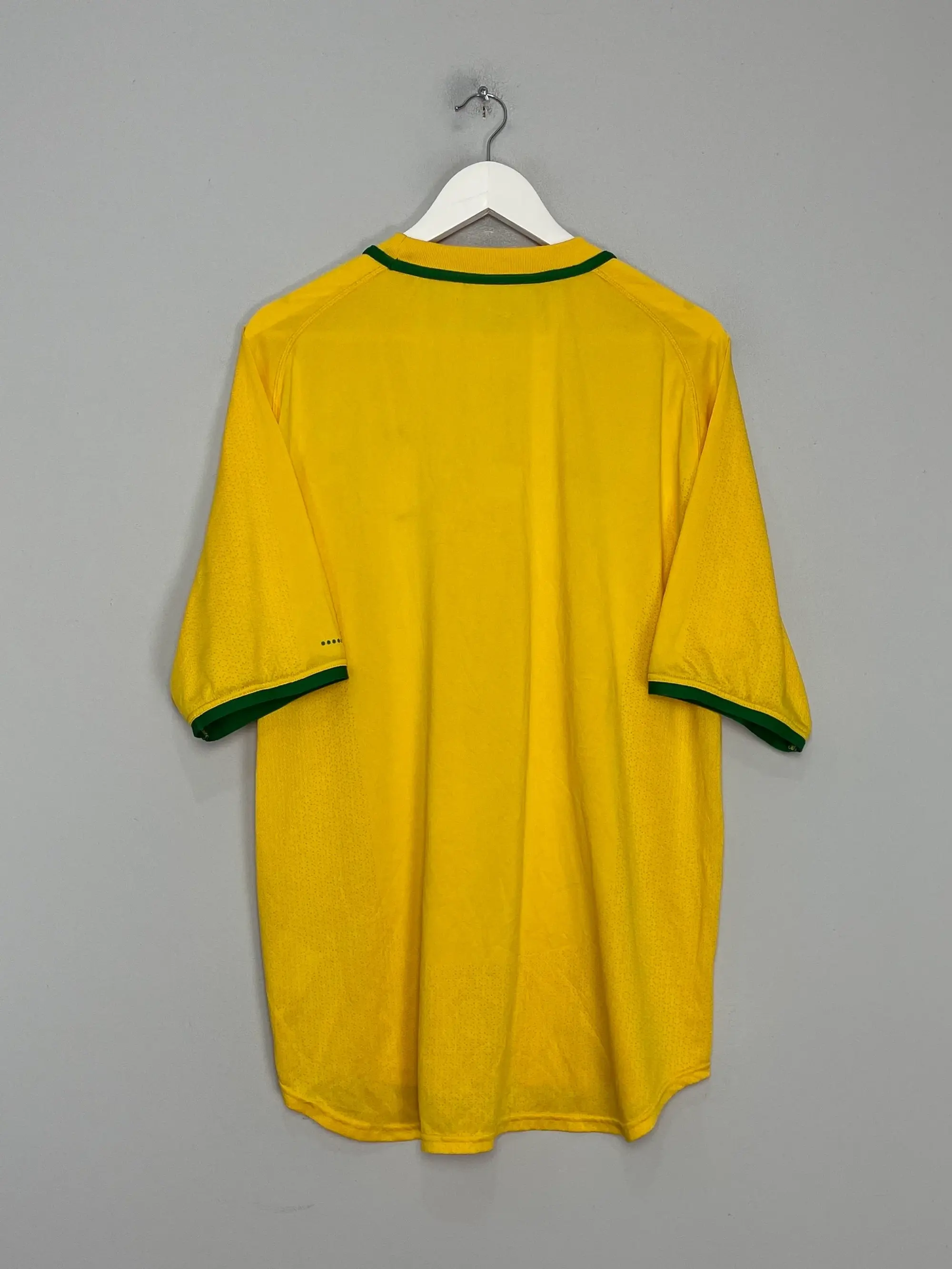 CULT KITS - 2000/02 BRAZIL *PROTOTYPE* HOME SHIRT (XL) NIKE