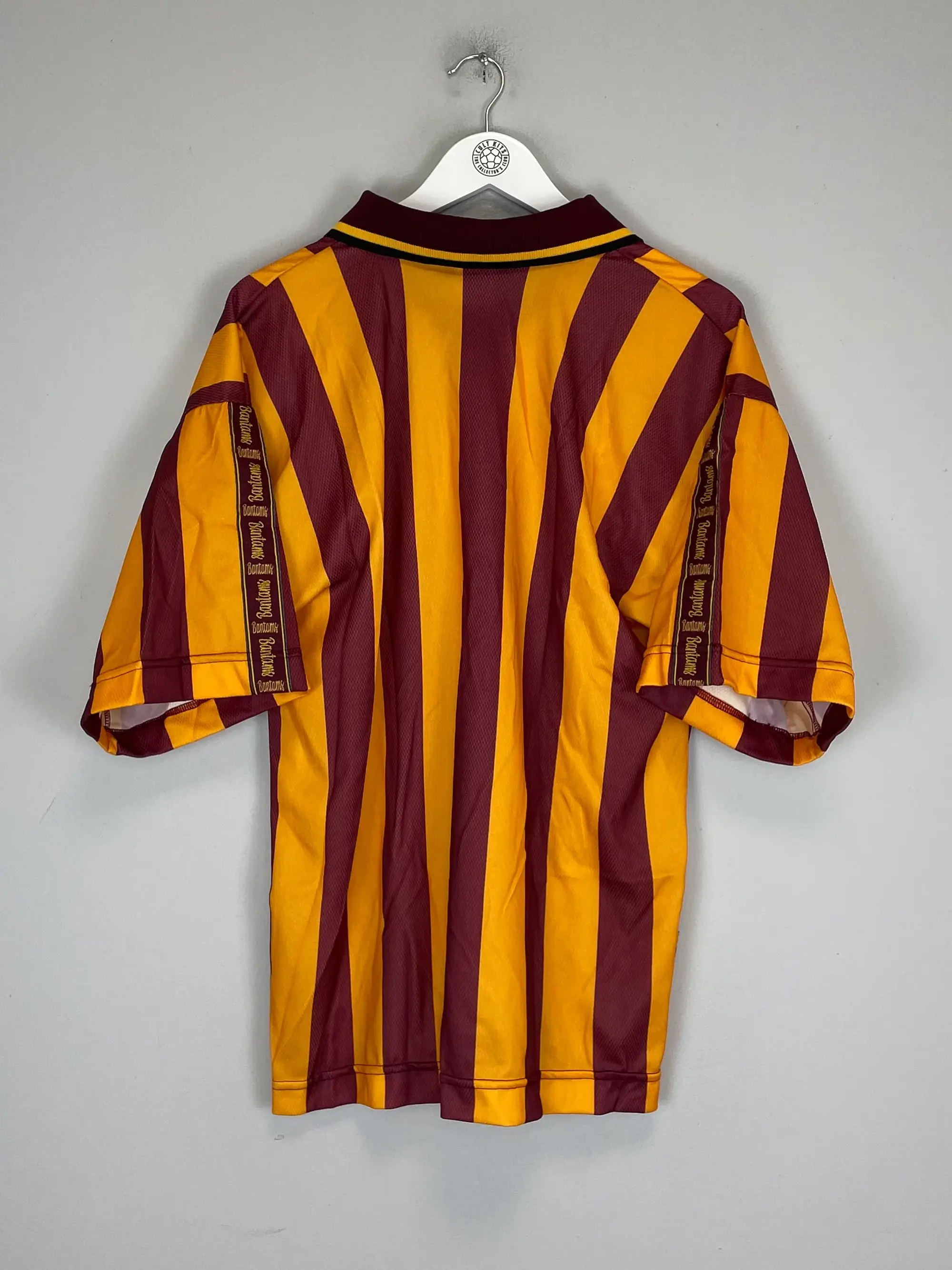 CULT KITS - 1997/99 BRADFORD CITY *BNWT* HOME SHIRT (L) BEAVER