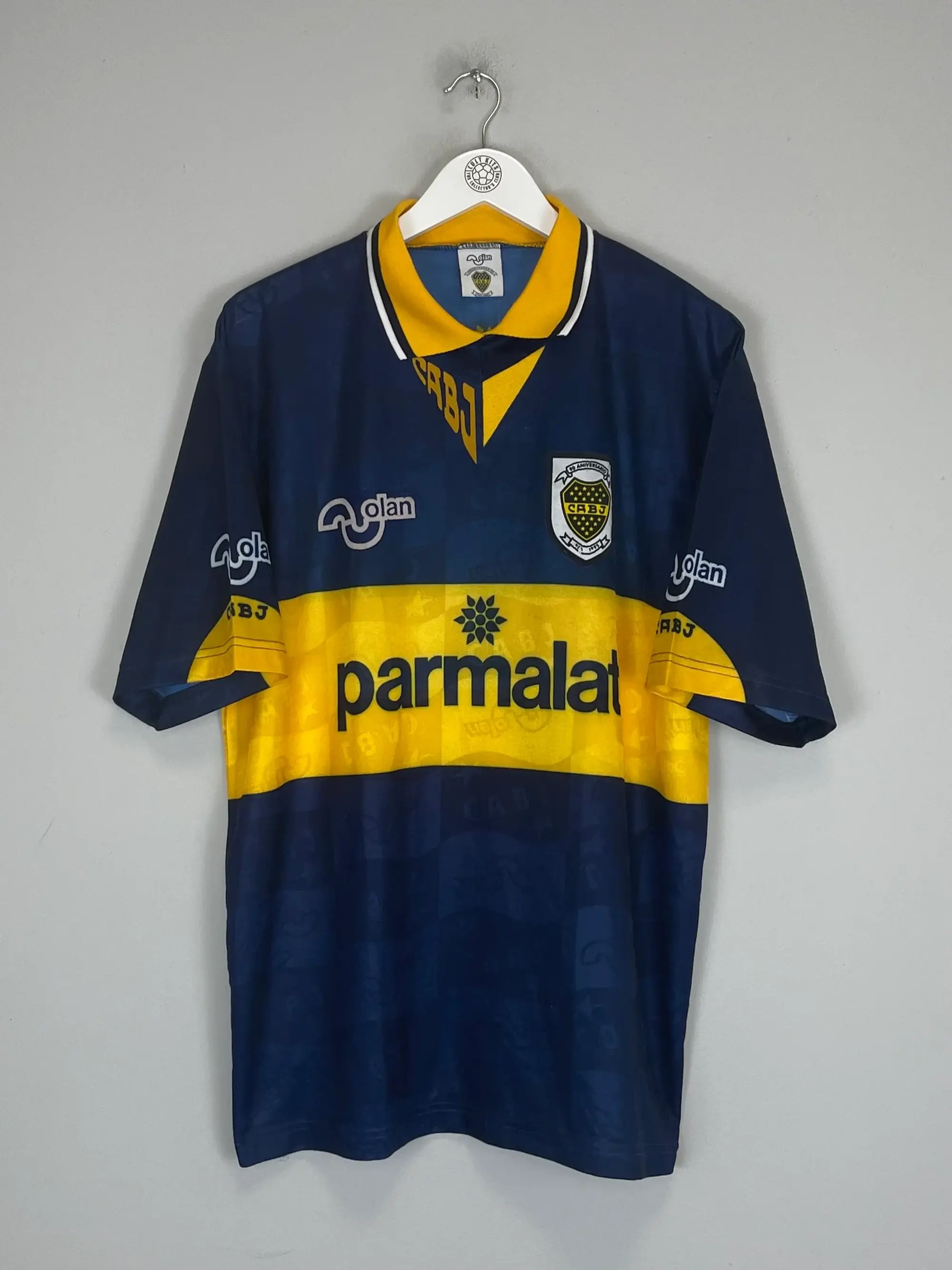 CULT KITS - 1995 BOCA JUNIORS HOME SHIRT (L) OLAN