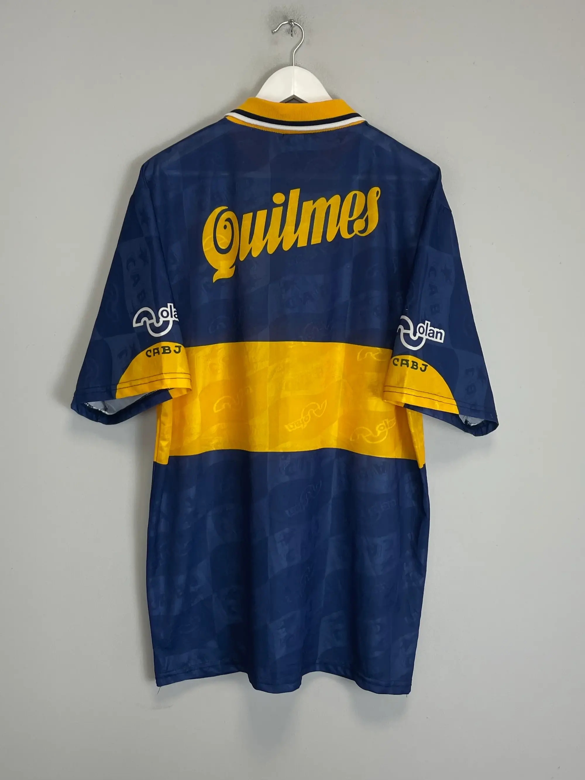 CULT KITS - 1995/97 BOCA JUNIORS HOME SHIRT (XL) OLAN