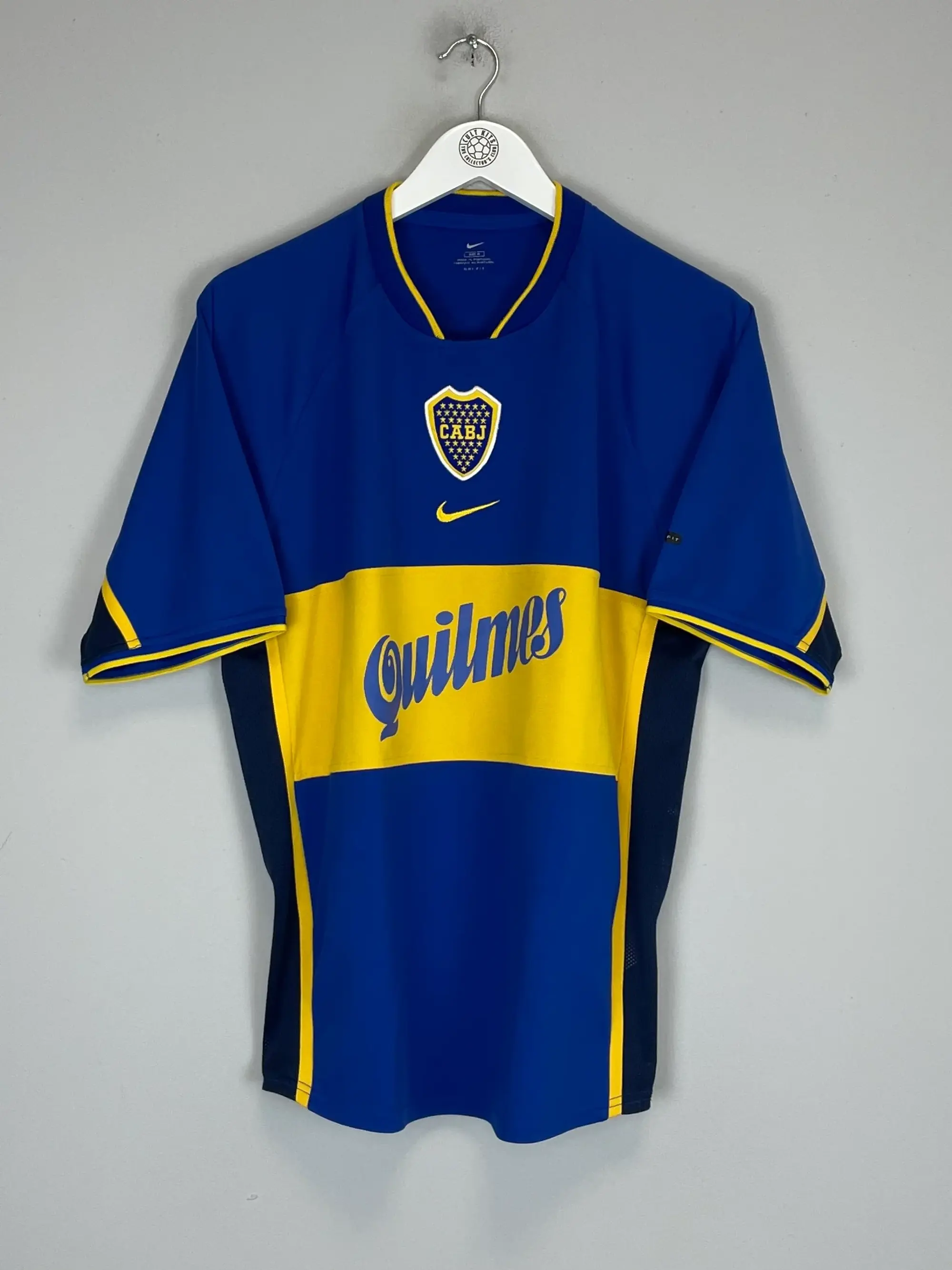 CULT KITS - 2001/02 BOCA JUNIORS HOME SHIRT (M) NIKE
