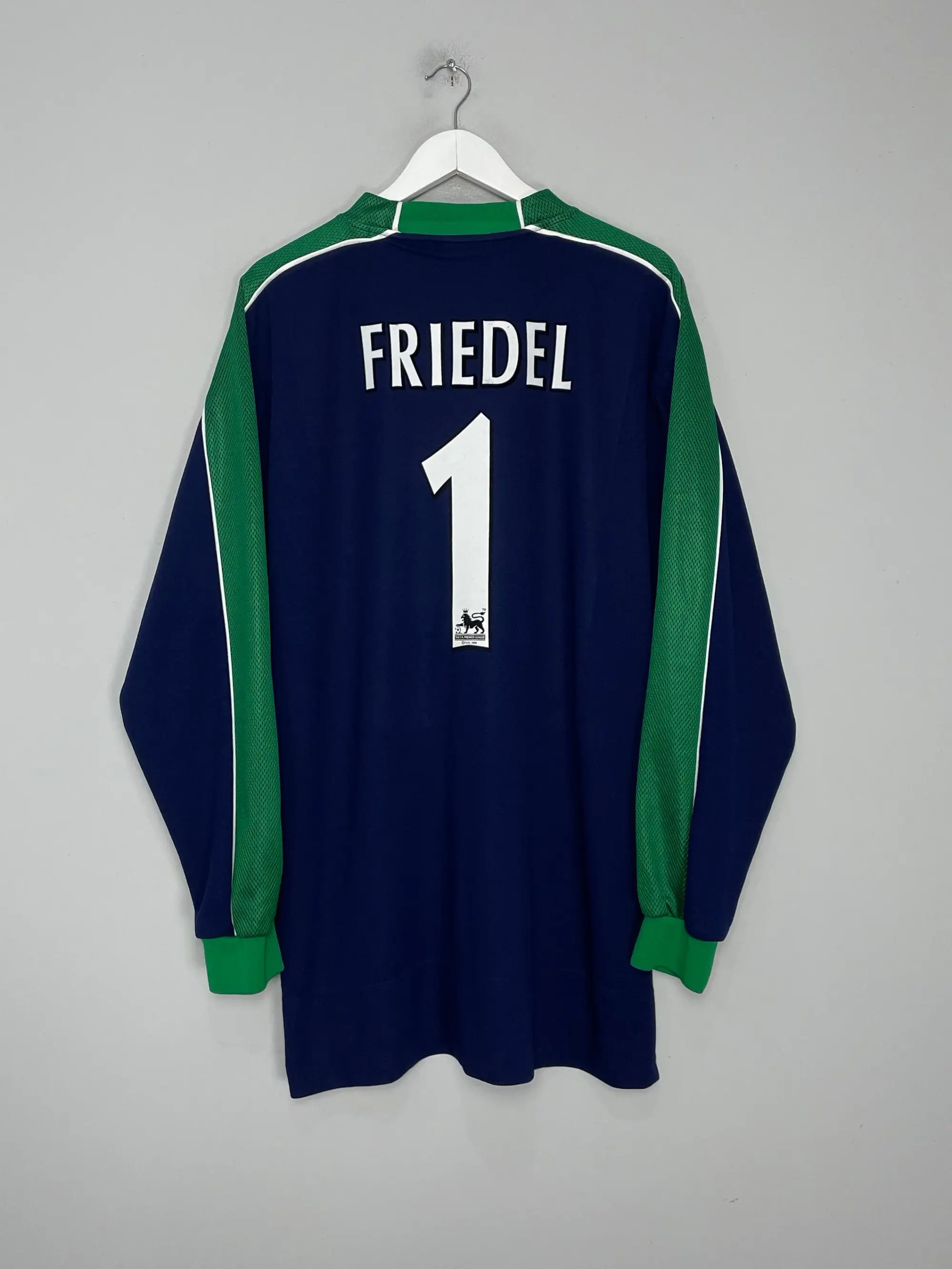 CULT KITS - 2000/02 BLACKBURN ROVERS FRIEDEL #1 GK SHIRT (XXL) KAPPA