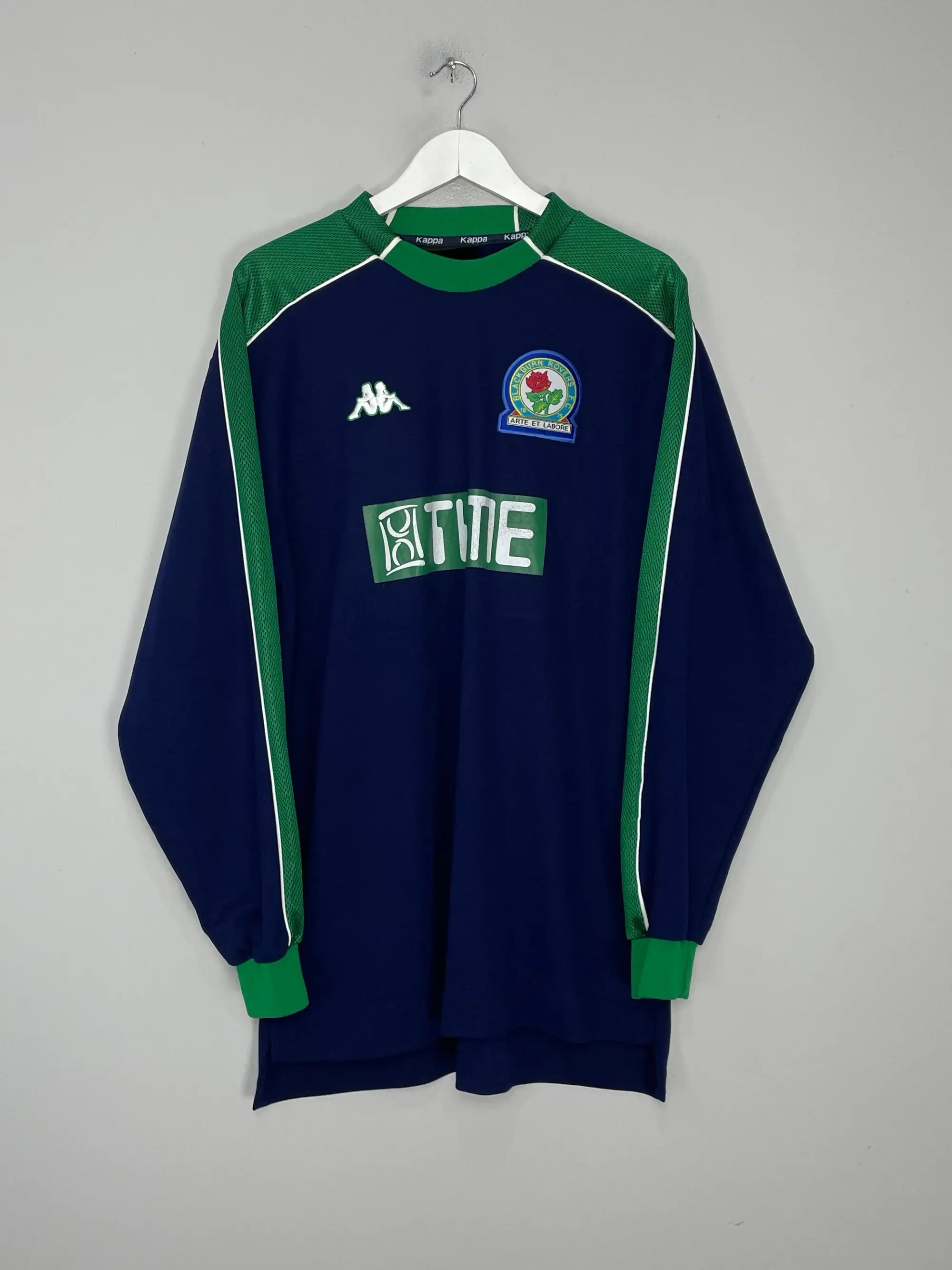 CULT KITS - 2000/02 BLACKBURN ROVERS FRIEDEL #1 GK SHIRT (XXL) KAPPA
