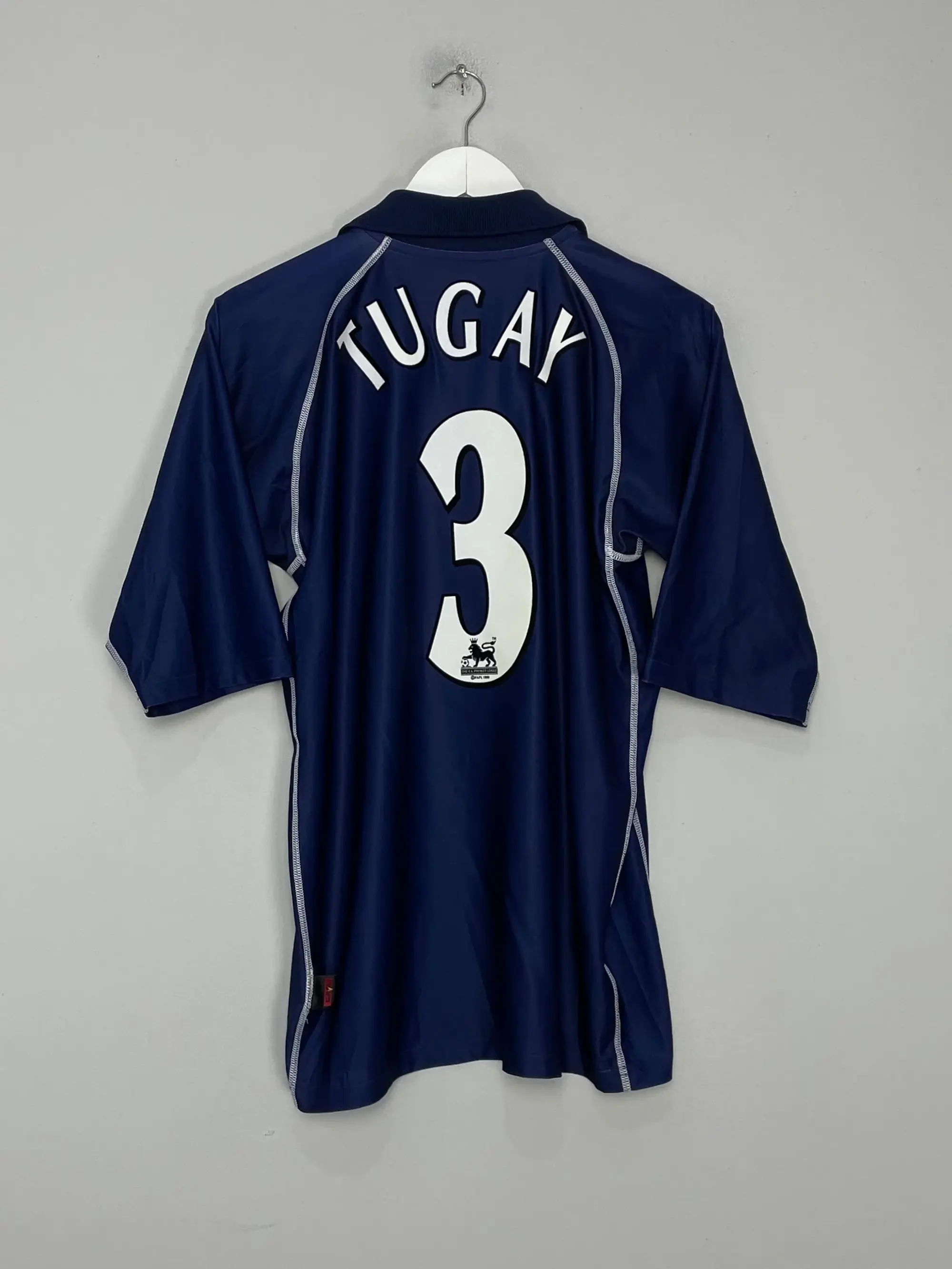 CULT KITS - 2001/02 BLACKBURN ROVERS TUGAY #3 AWAY SHIRT (XL) KAPPA