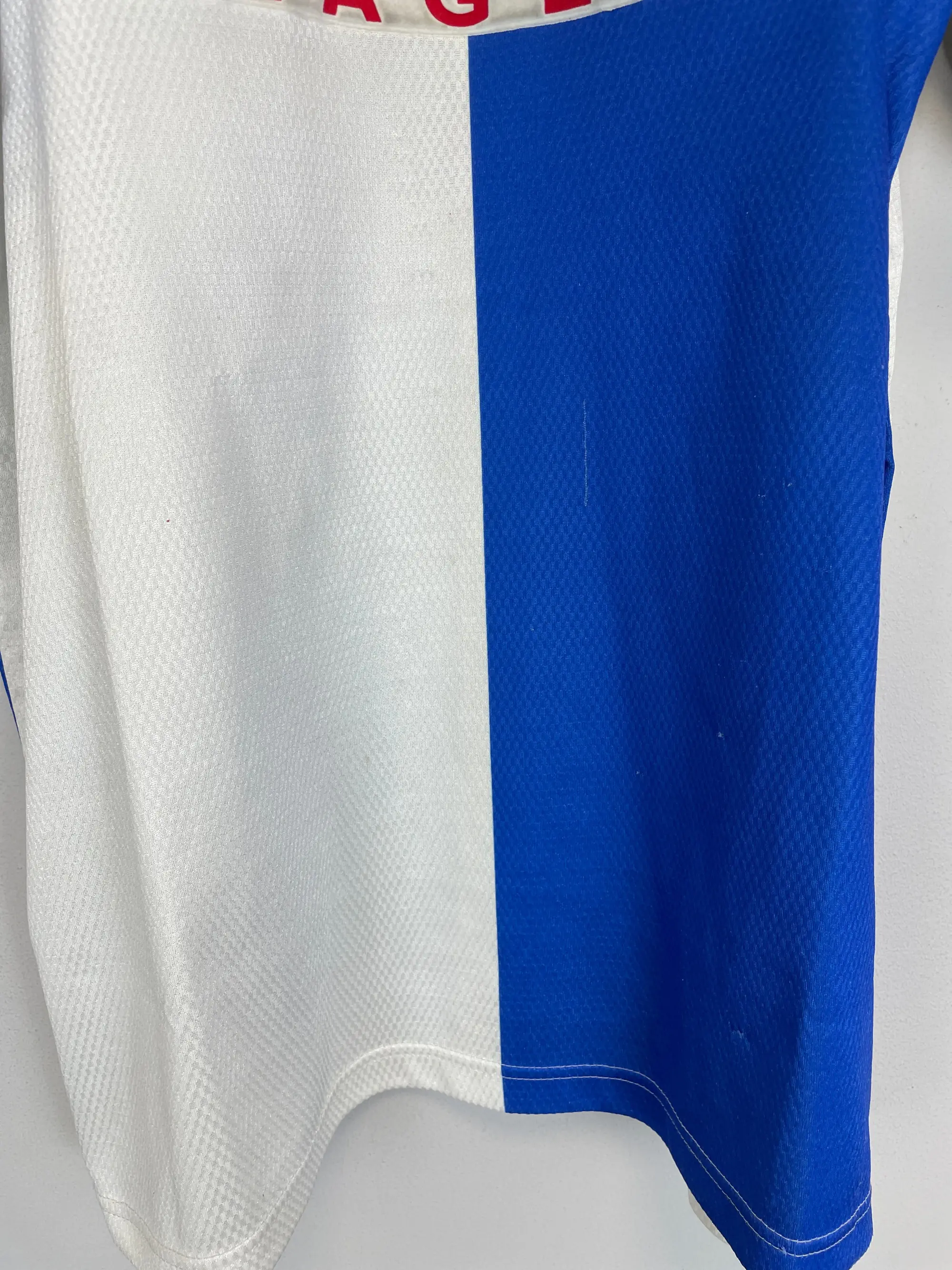 CULT KITS - 1995/96 BLACKBURN ROVERS SHERWOOD #4 HOME SHIRT (L) ASICS