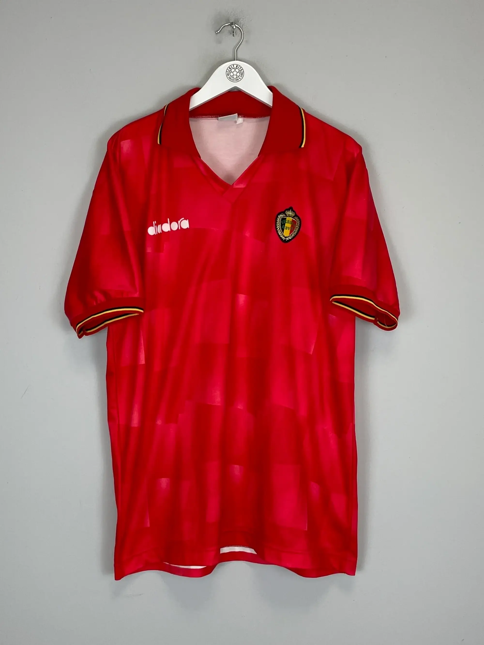 CULT KITS - 1992/94 BELGIUM HOME SHIRT (XL) DIADORA
