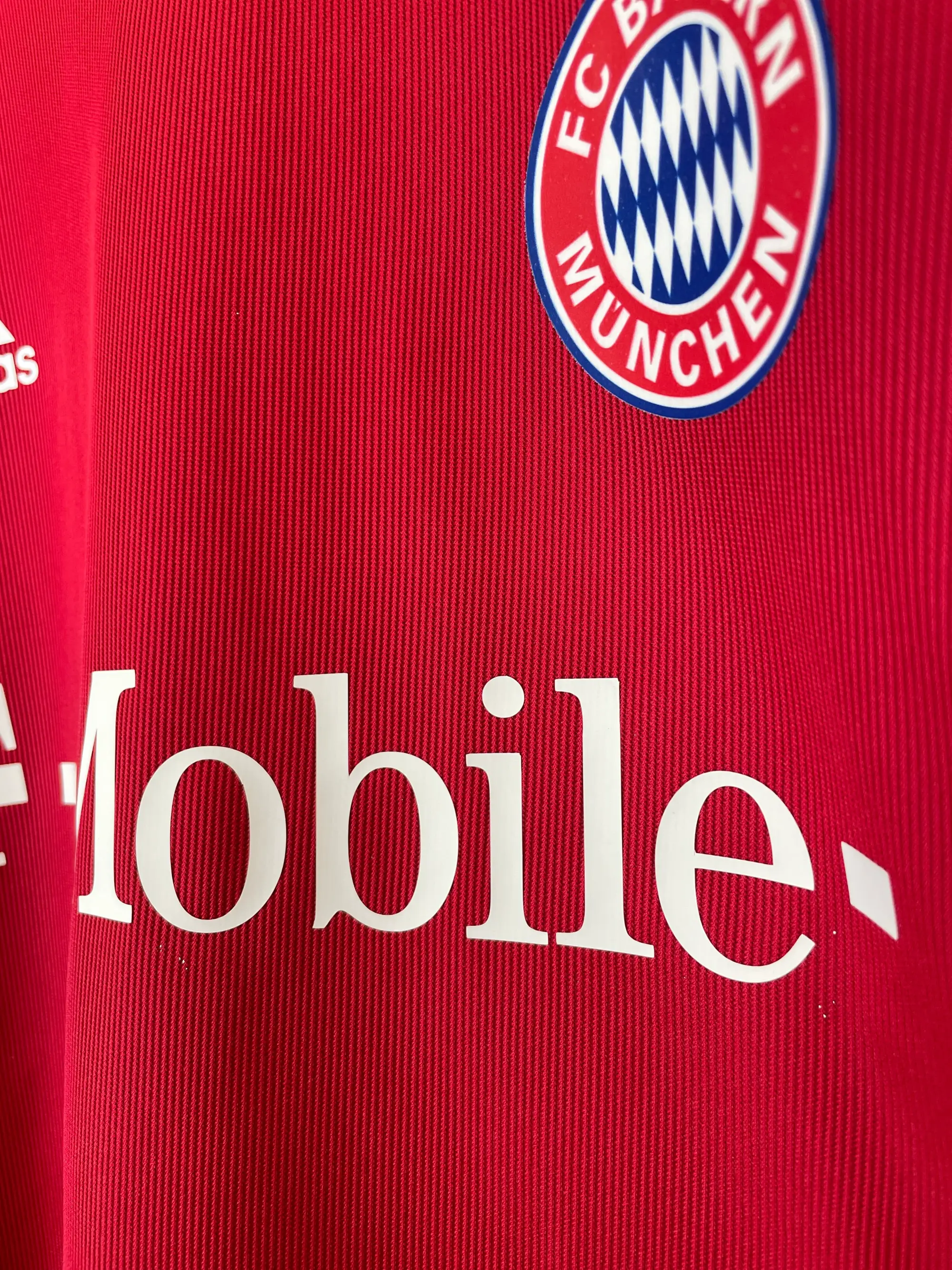 CULT KITS - 2002/03 BAYERN MUNICH BALLACK #13 *PLAYER ISSUE* HOME SHIRT (L) ADIDAS