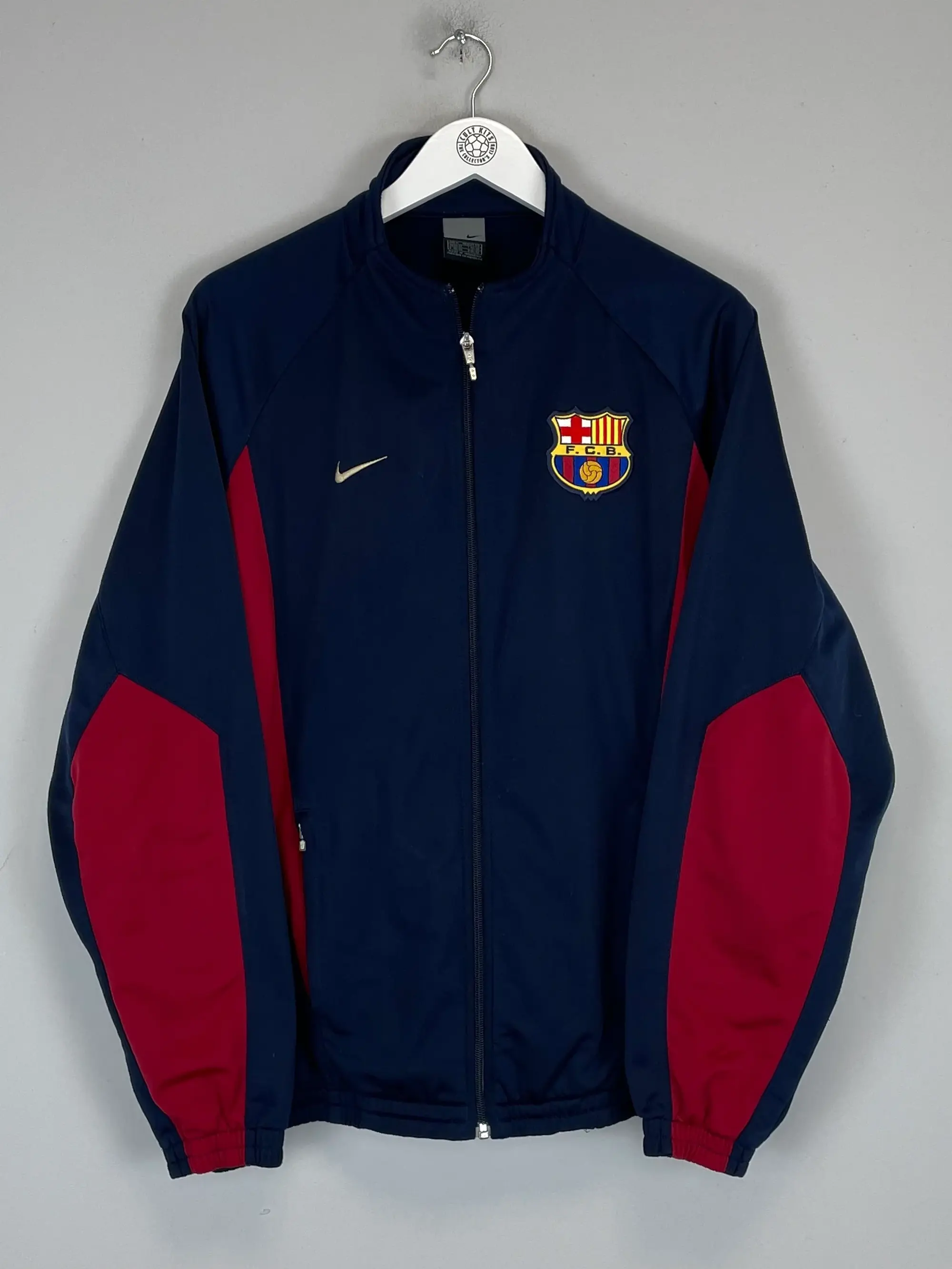 CULT KITS - 2002/04 BARCELONA TRACK JACKET (M) NIKE