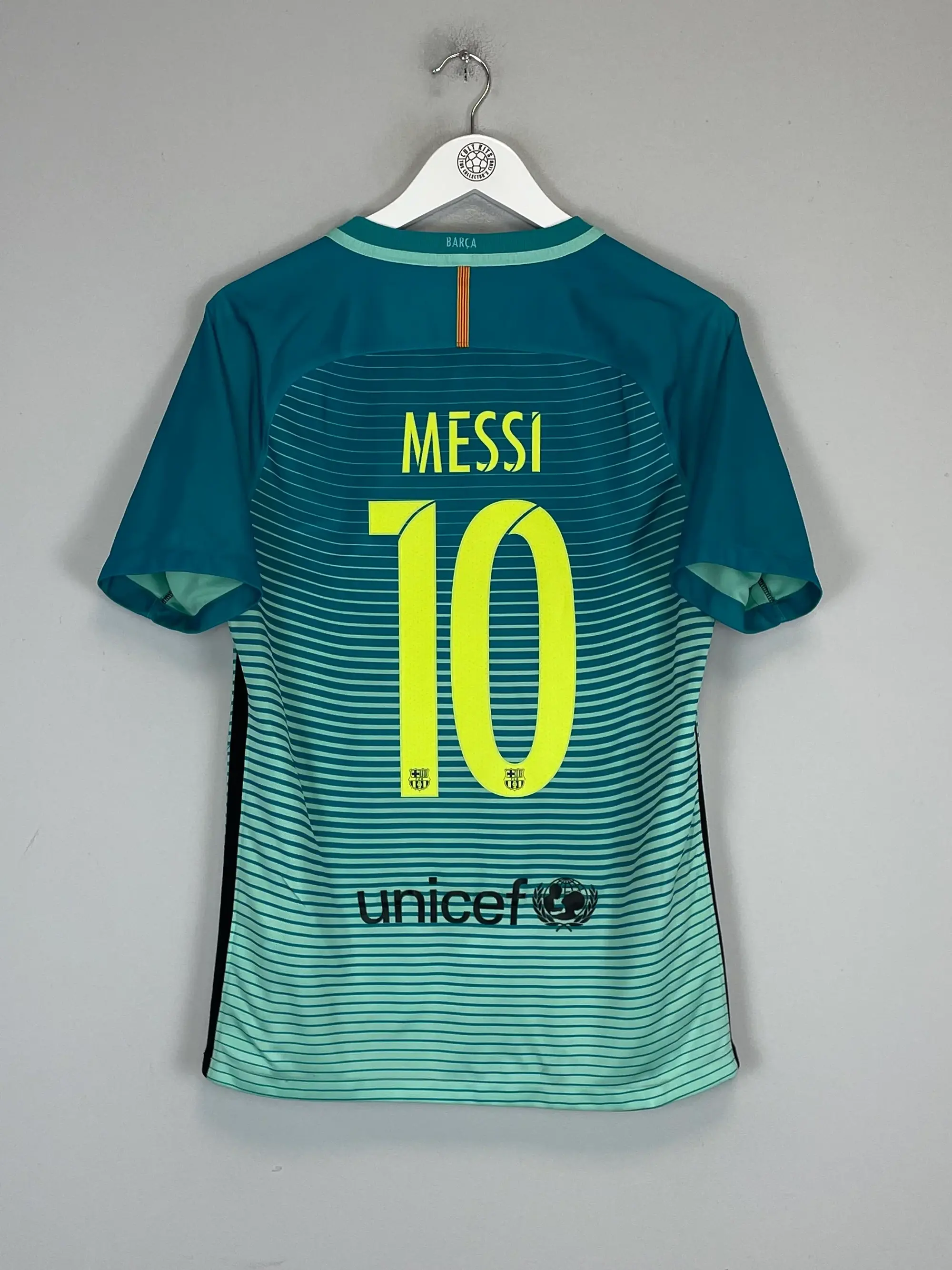 CULT KITS - 2016/17 BARCELONA MESSI #10 AWAY SHIRT (S) NIKE