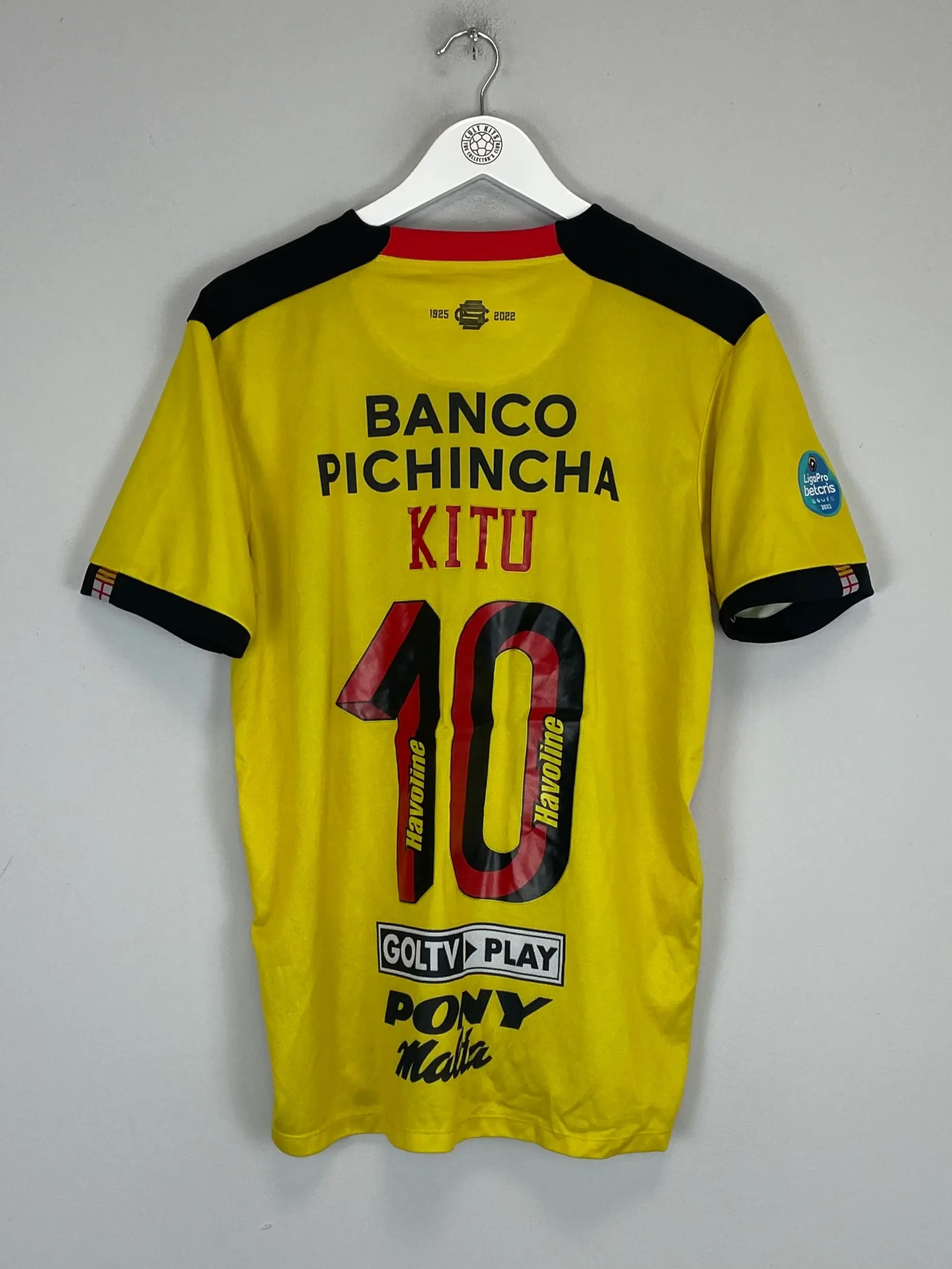 CULT KITS - 2022 BARCELONA SC KITU #10 HOME SHIRT (L) MARATHON