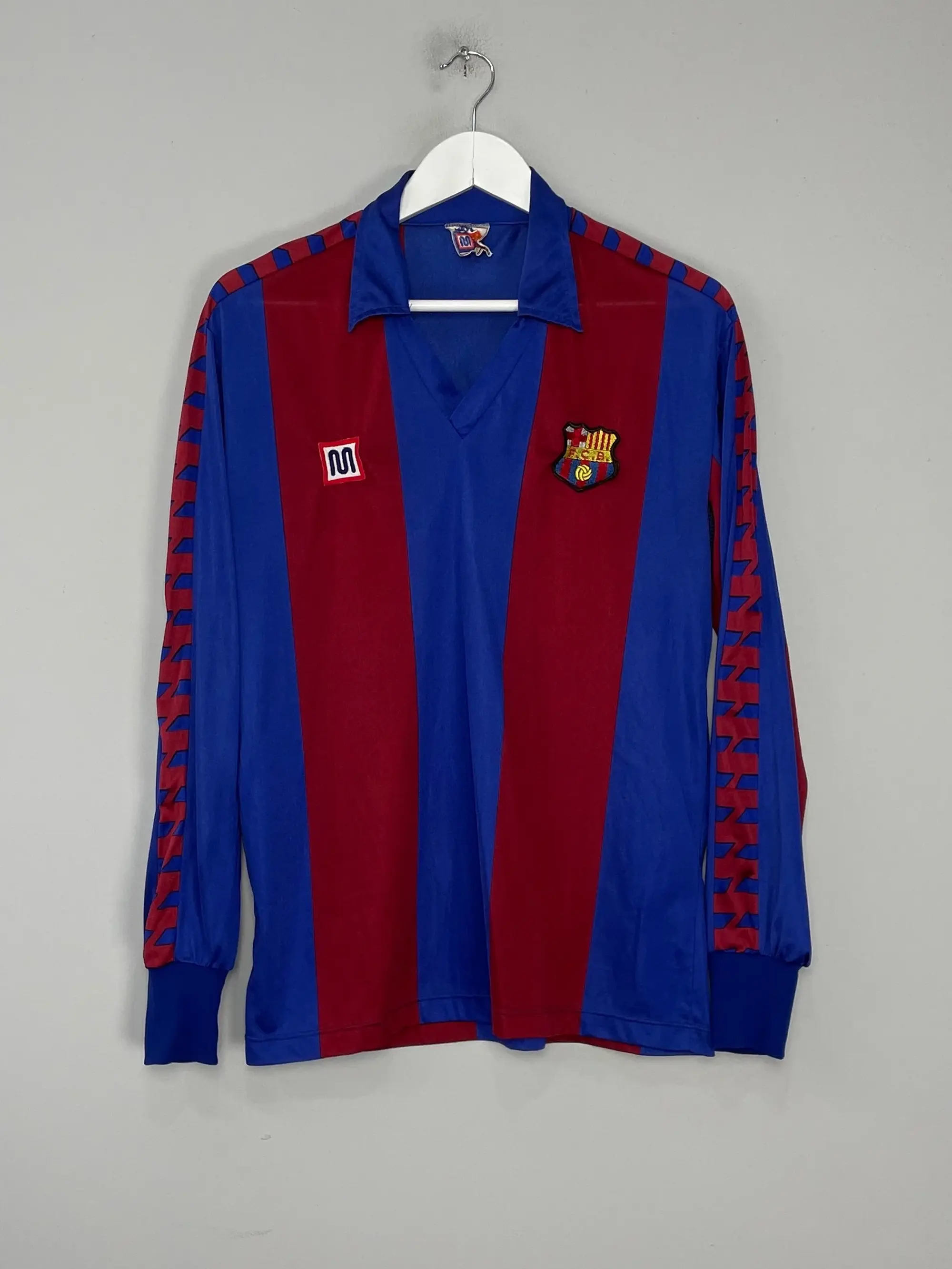 CULT KITS - 1984/89 BARCELONA L/S HOME SHIRT (M) MEYBA