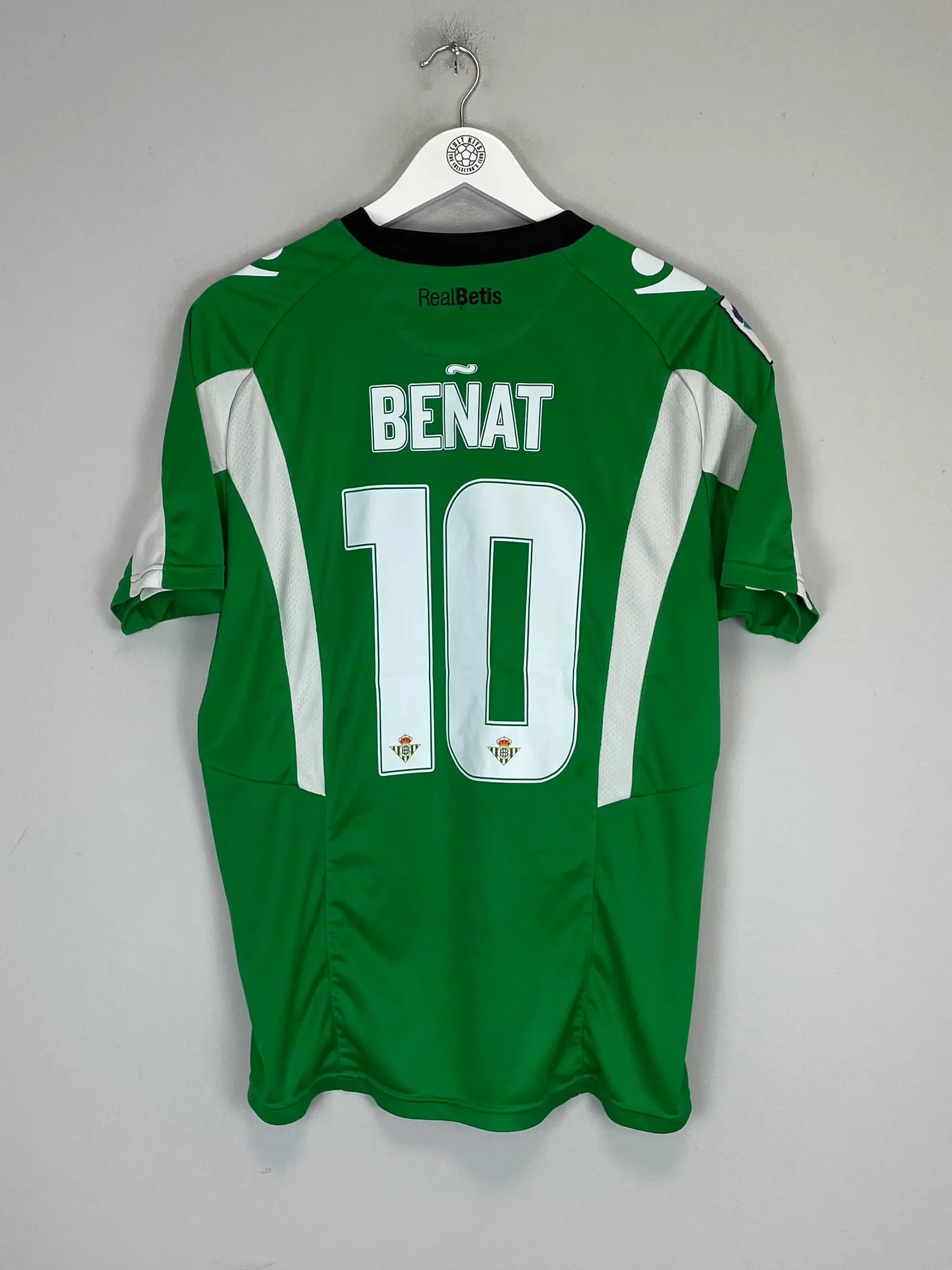 2012/13 REAL BETIS BENAT #10 HOME SHIRT (M) MACRON | Cult Kits