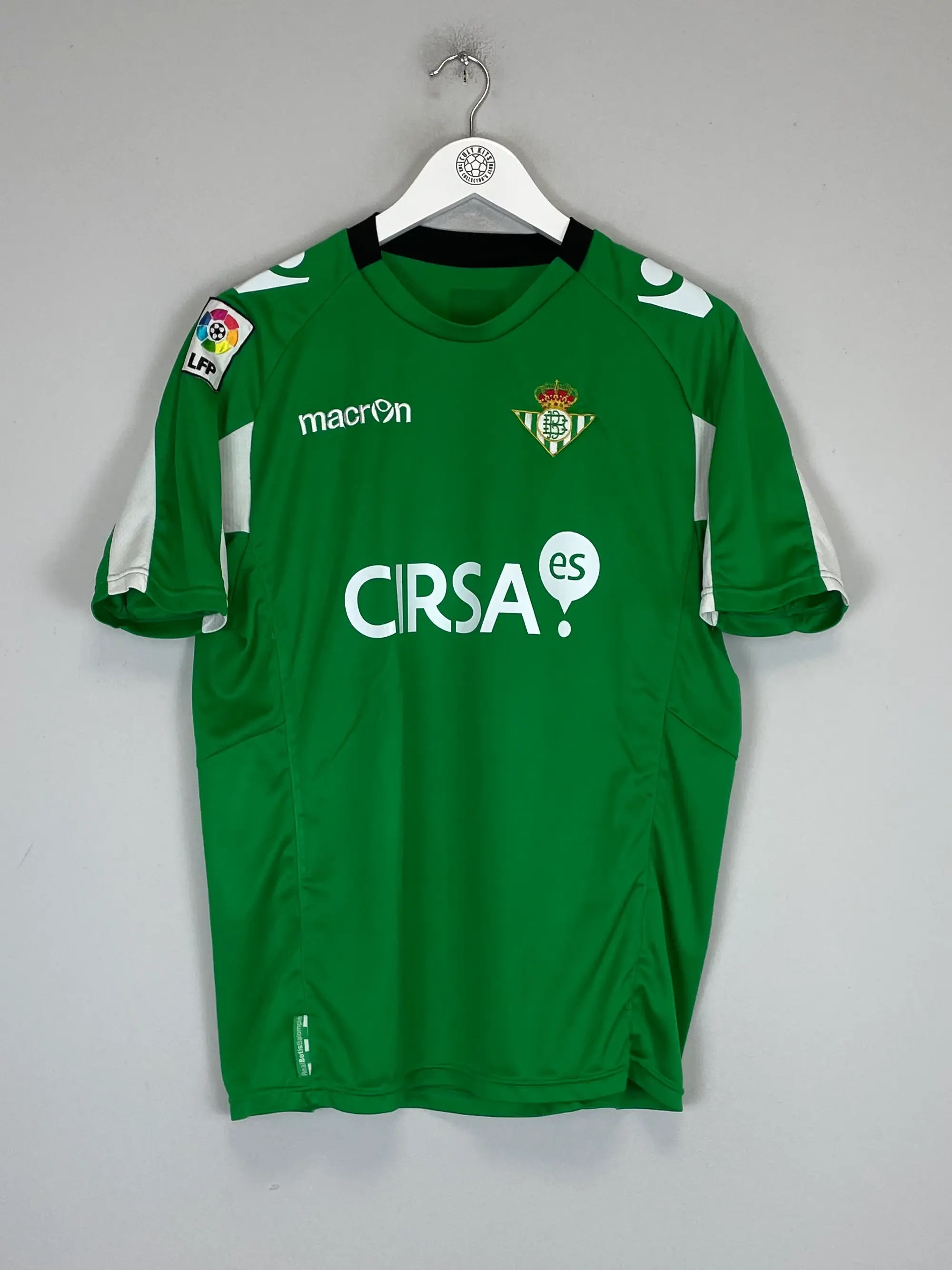 2012/13 REAL BETIS BENAT #10 HOME SHIRT (M) MACRON | Cult Kits