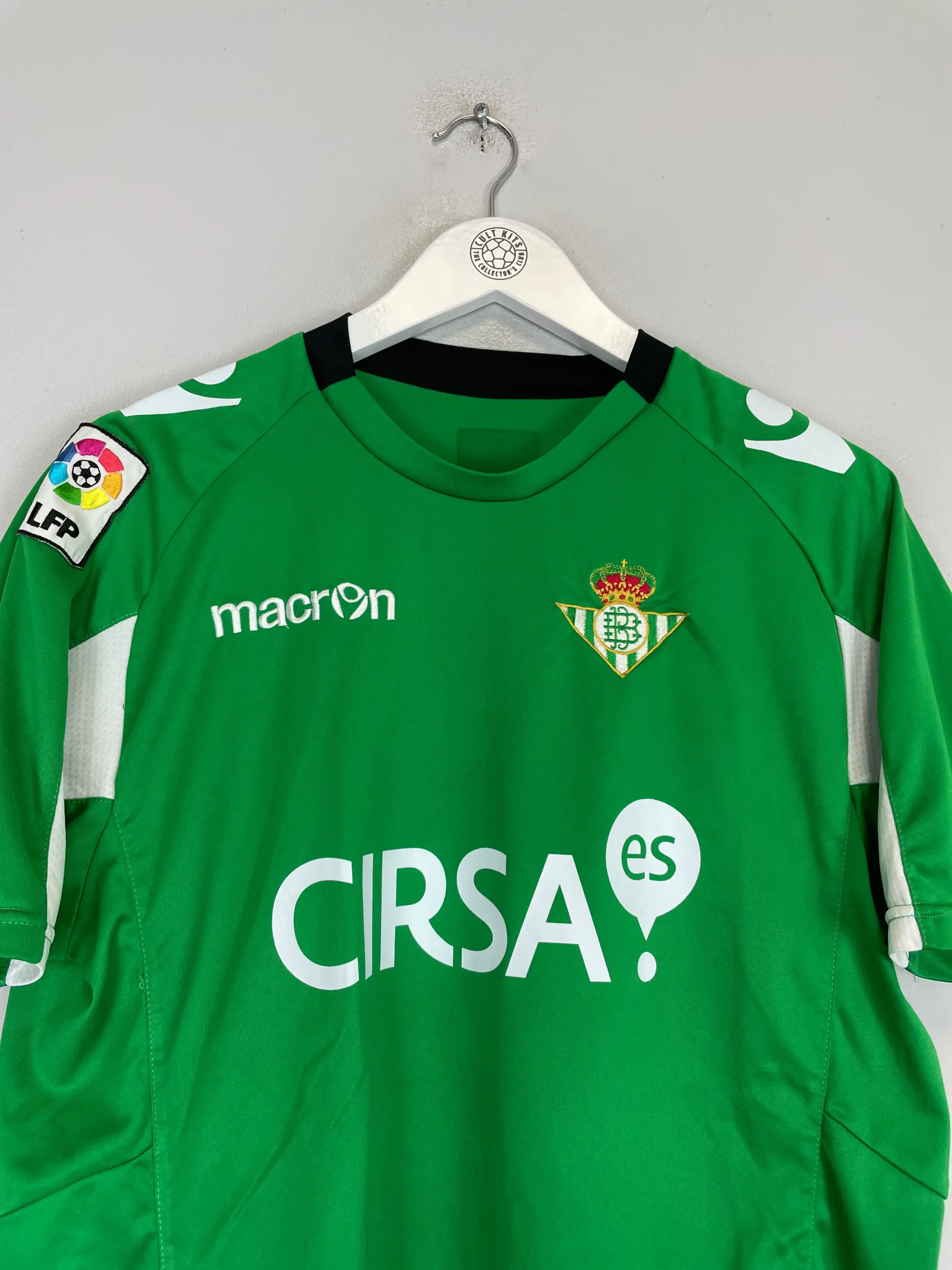 2012/13 REAL BETIS BENAT #10 HOME SHIRT (M) MACRON | Cult Kits