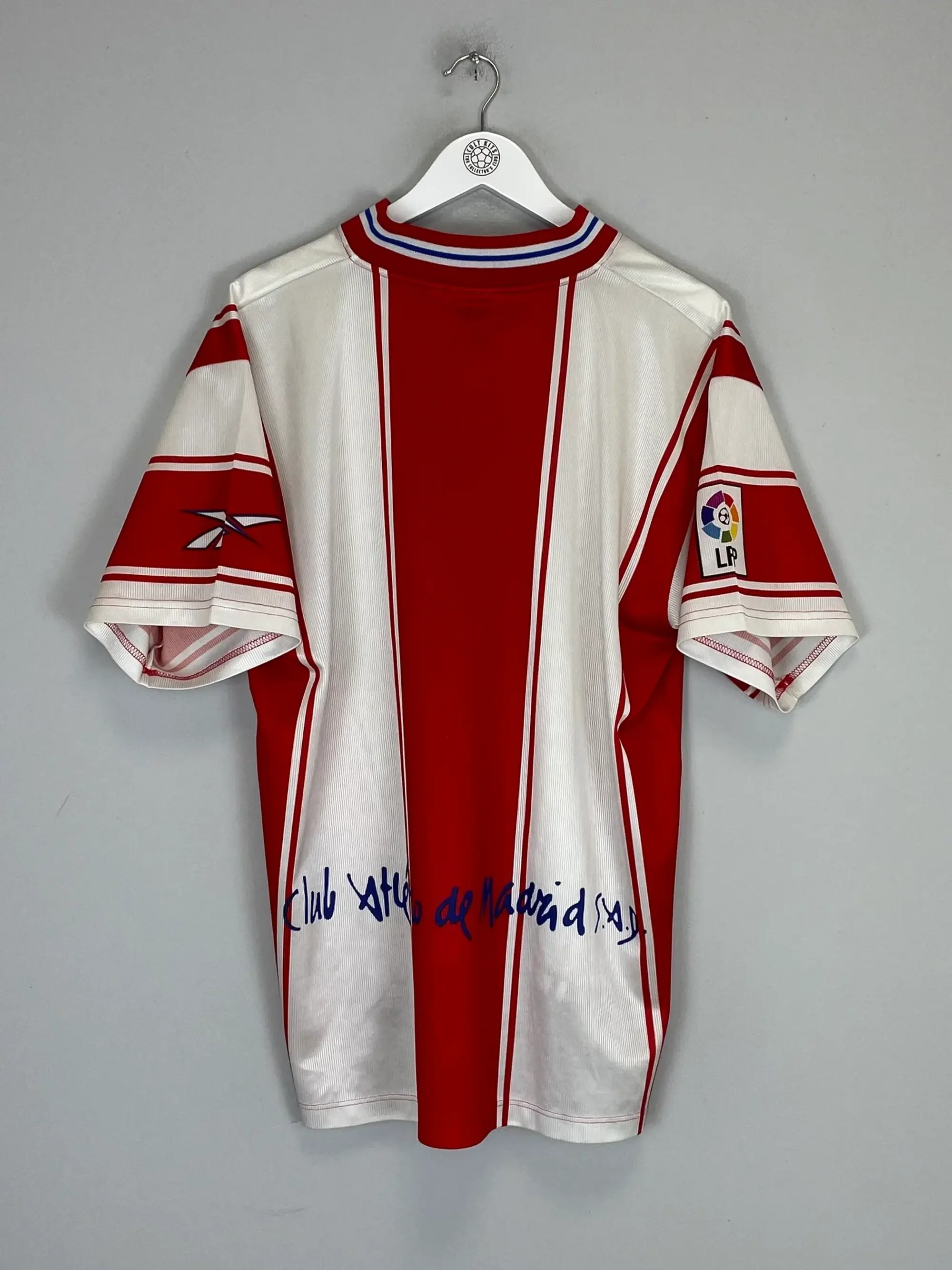 CULT KITS - 1999/00 ATLETICO MADRID HOME SHIRT (L) REEBOK