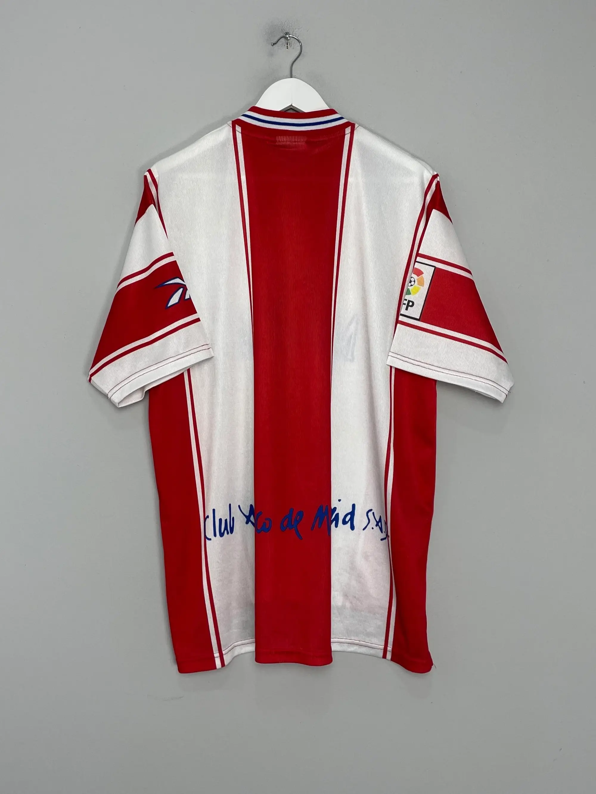 CULT KITS - 1999/00 ATLETICO MADRID HOME SHIRT (XL) REEBOK