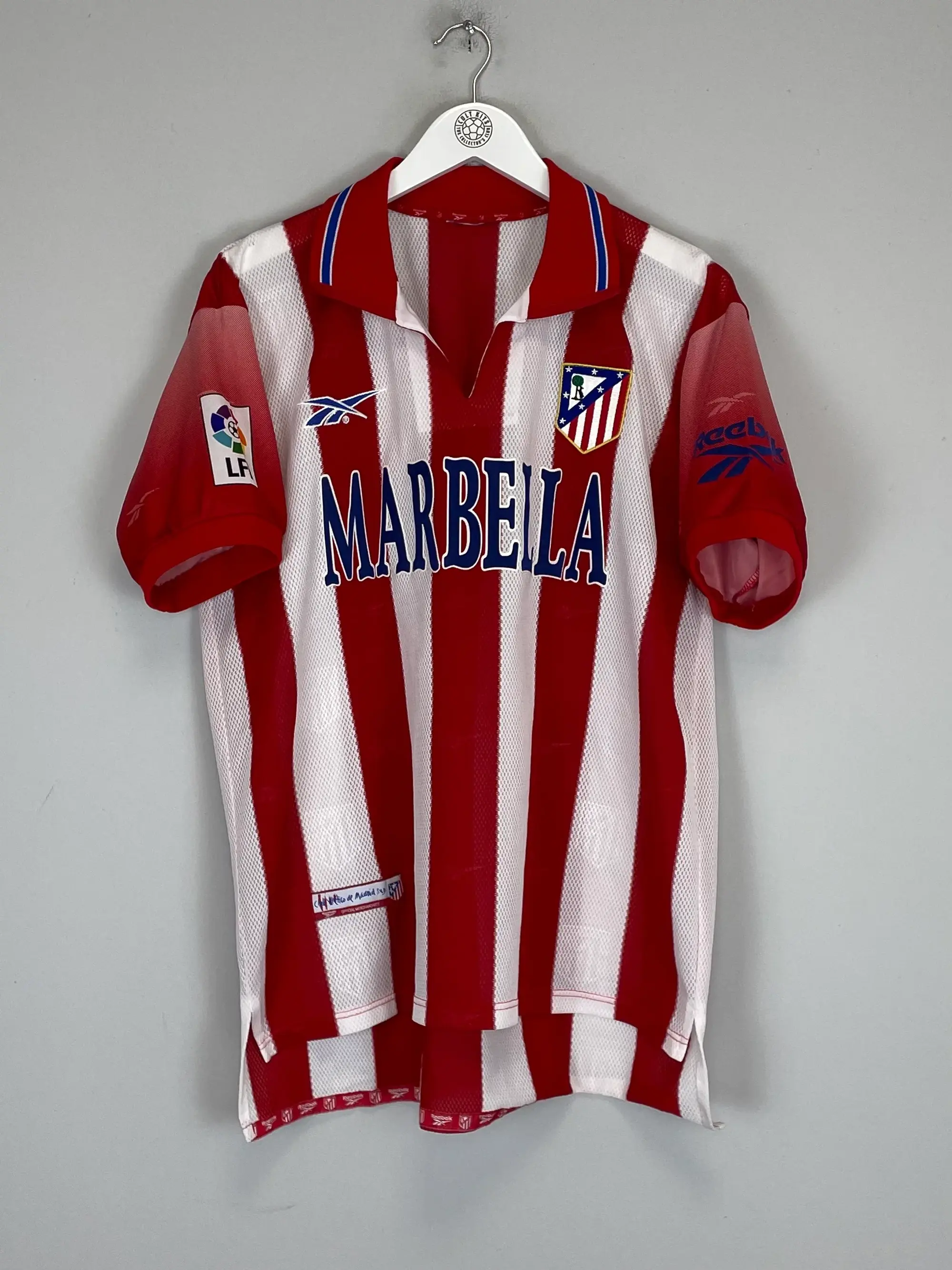 CULT KITS - 1998/99 ATLETICO MADRID HOME SHIRT (L) REEBOK
