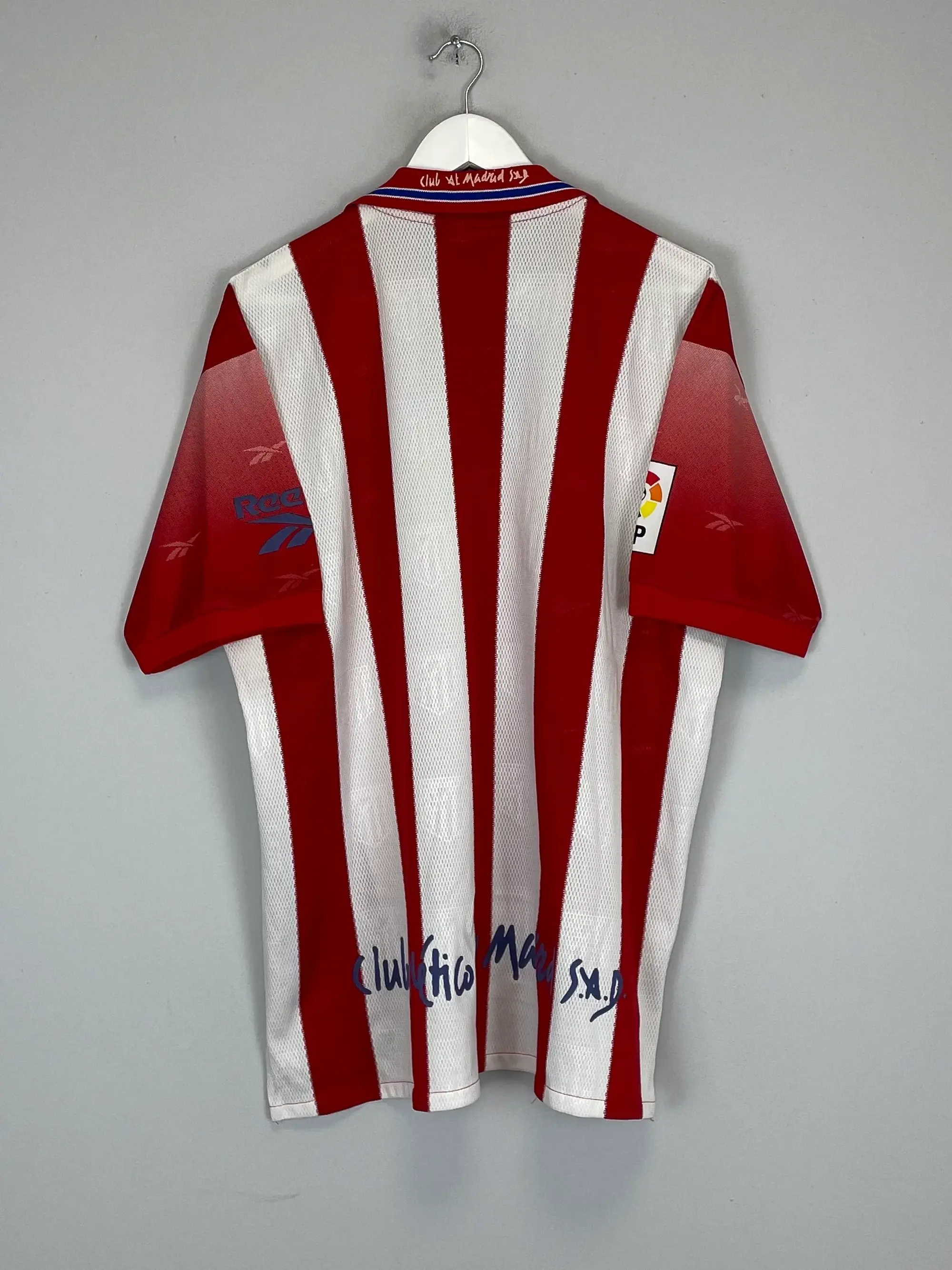 CULT KITS - 1998/99 ATLETICO MADRID HOME SHIRT (L) REEBOK